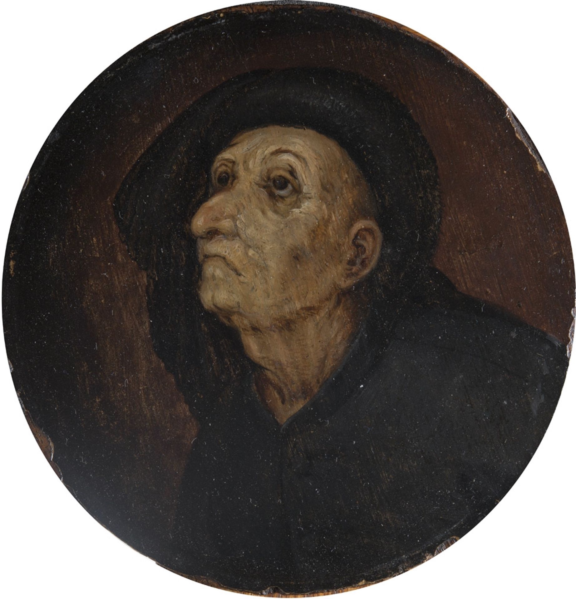 Tête D'un Vieil Homme by Pieter Brueghel the Younger