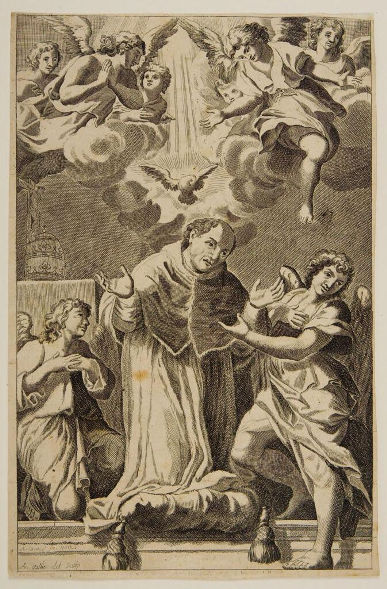 Saint Gregory in Prayer by John Collins