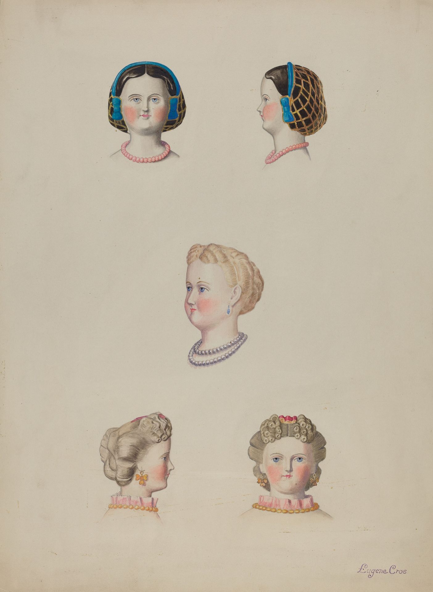 Three Dolls by Eugene Croe