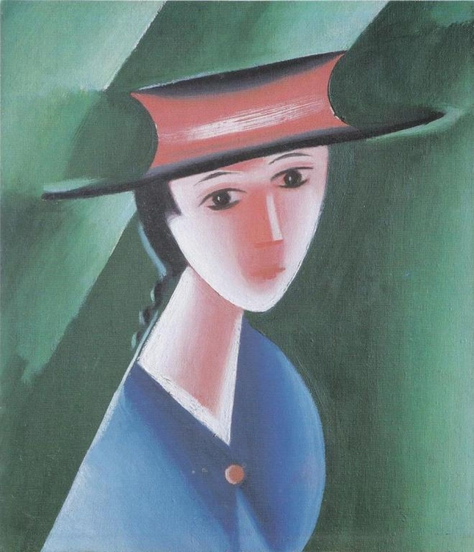 Děvče v červeném klobouku by Josef Capek