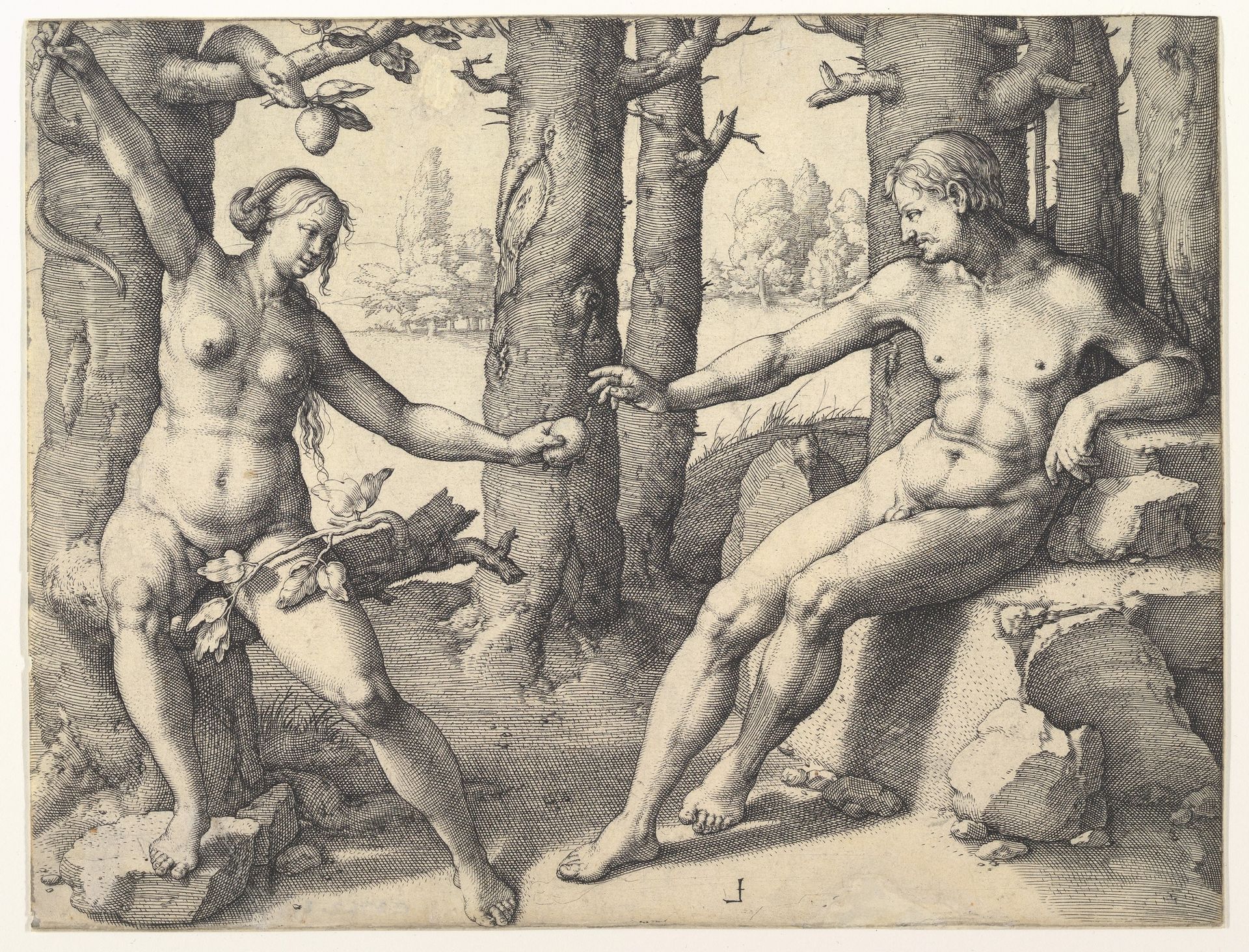 Fall of Man by Lucas van Leyden