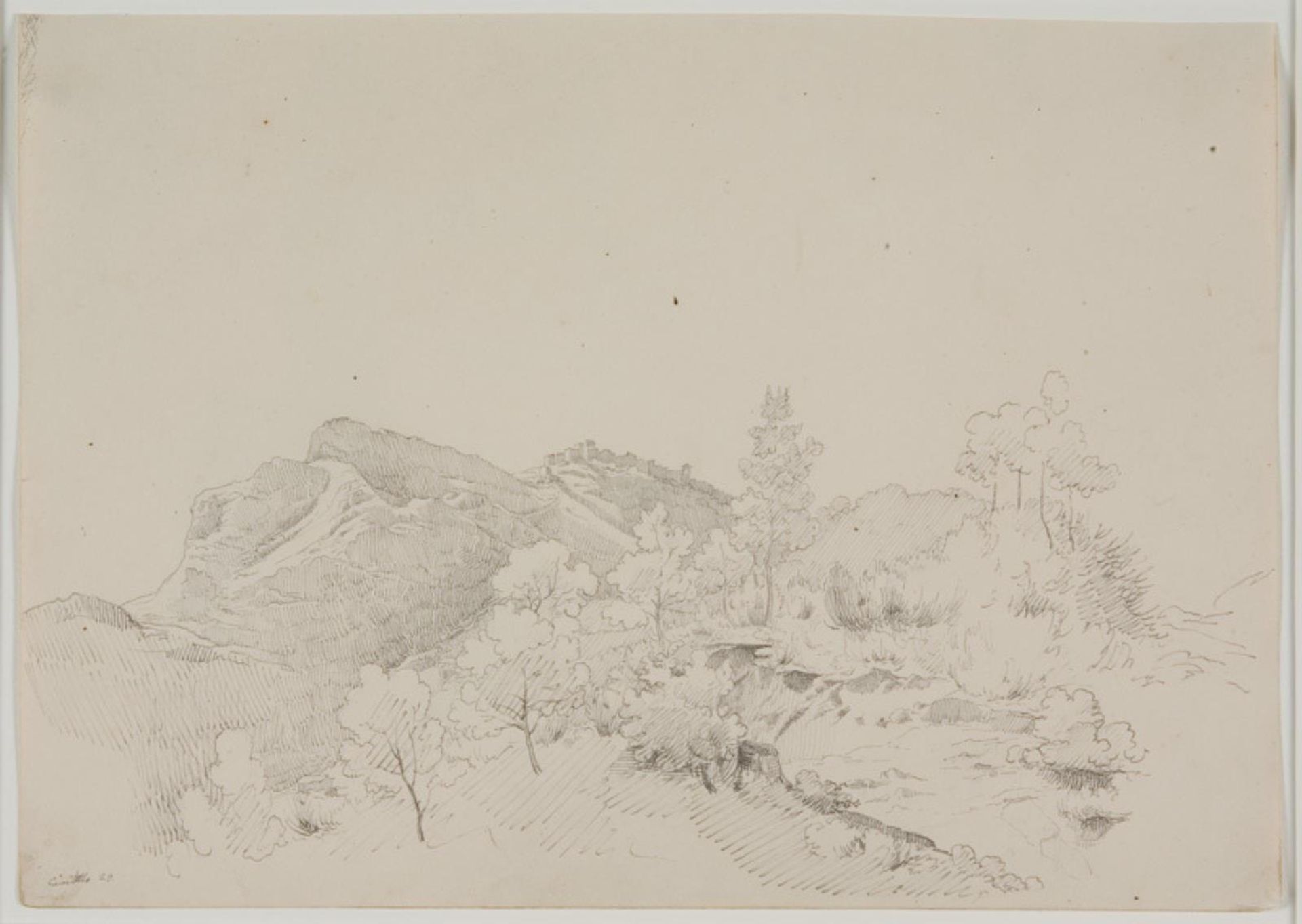 Udsigt mod Civitella by Ditlev Blunck