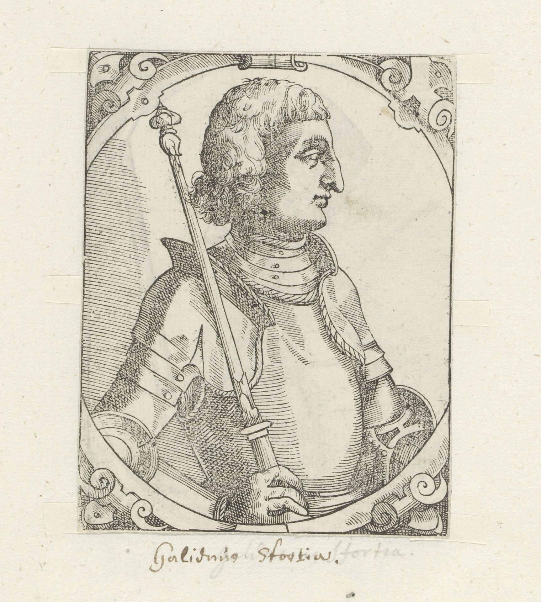 Portret van Galeazzo Maria Sforza by Anonymous