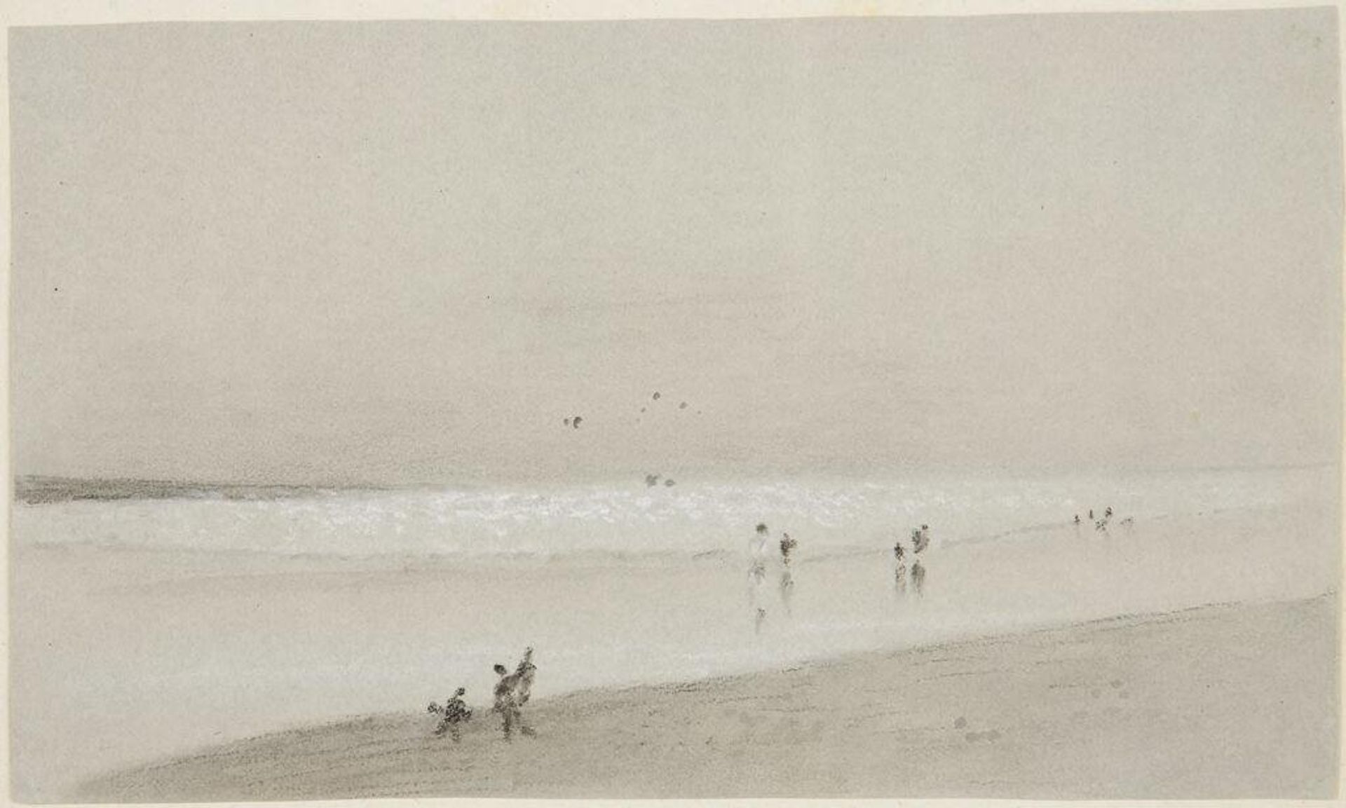 Beach Scene by Style of Joseph Mallord William Turner