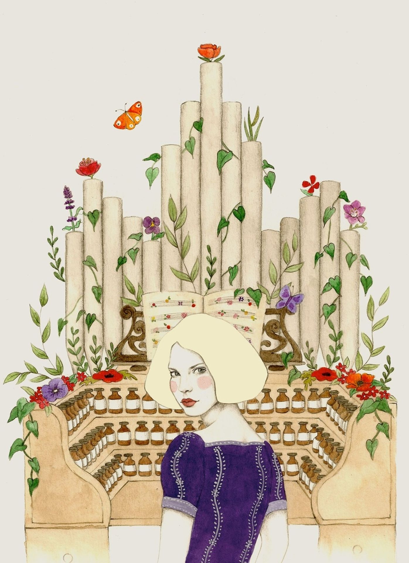 Illustrations for Iberia EXCELENTE Magazine 1 by Sofia Bonati