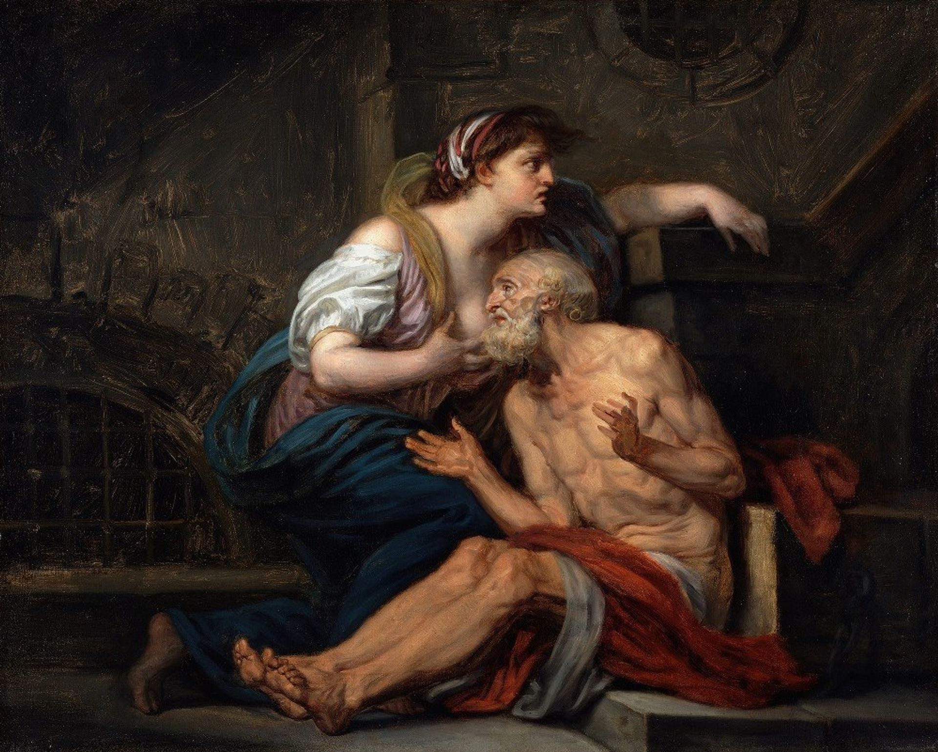 Roman Charity by Jean-Baptiste Greuze