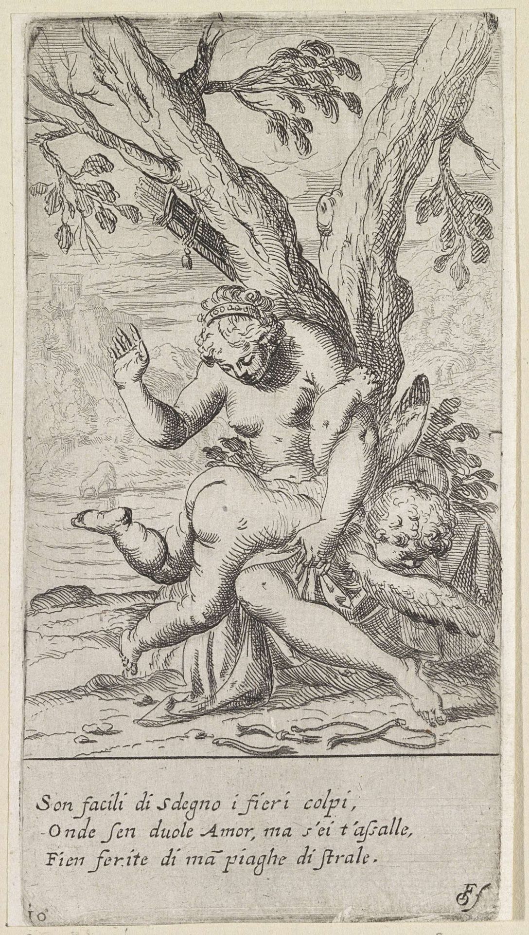 Venus straft Amor by Odoardo Fialetti