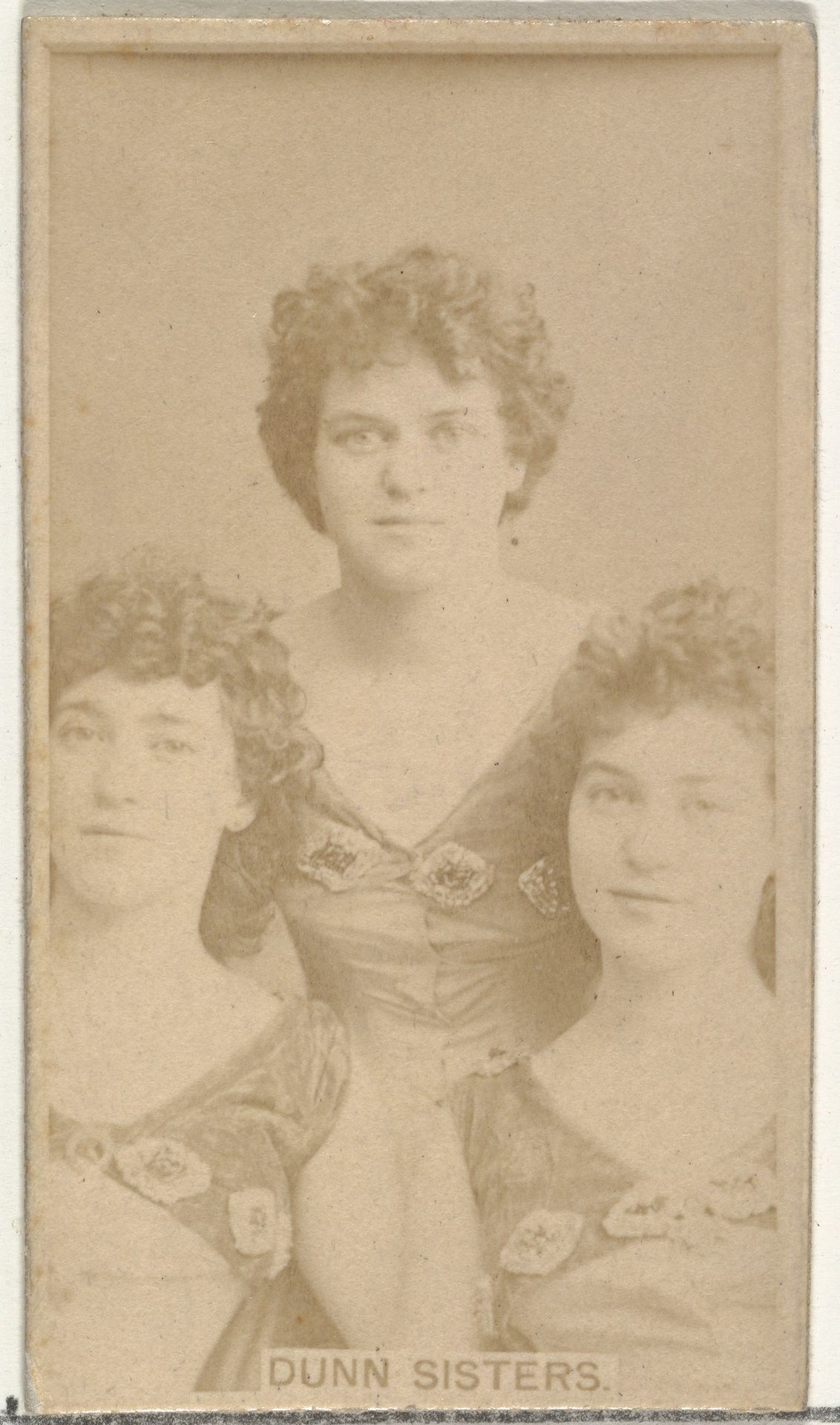 Dunn Sisters, from the Actors and Actresses series (N145-8) issued by Duke Sons & Co. to promote Duke Cigarettes by W. Duke, Sons & Co.