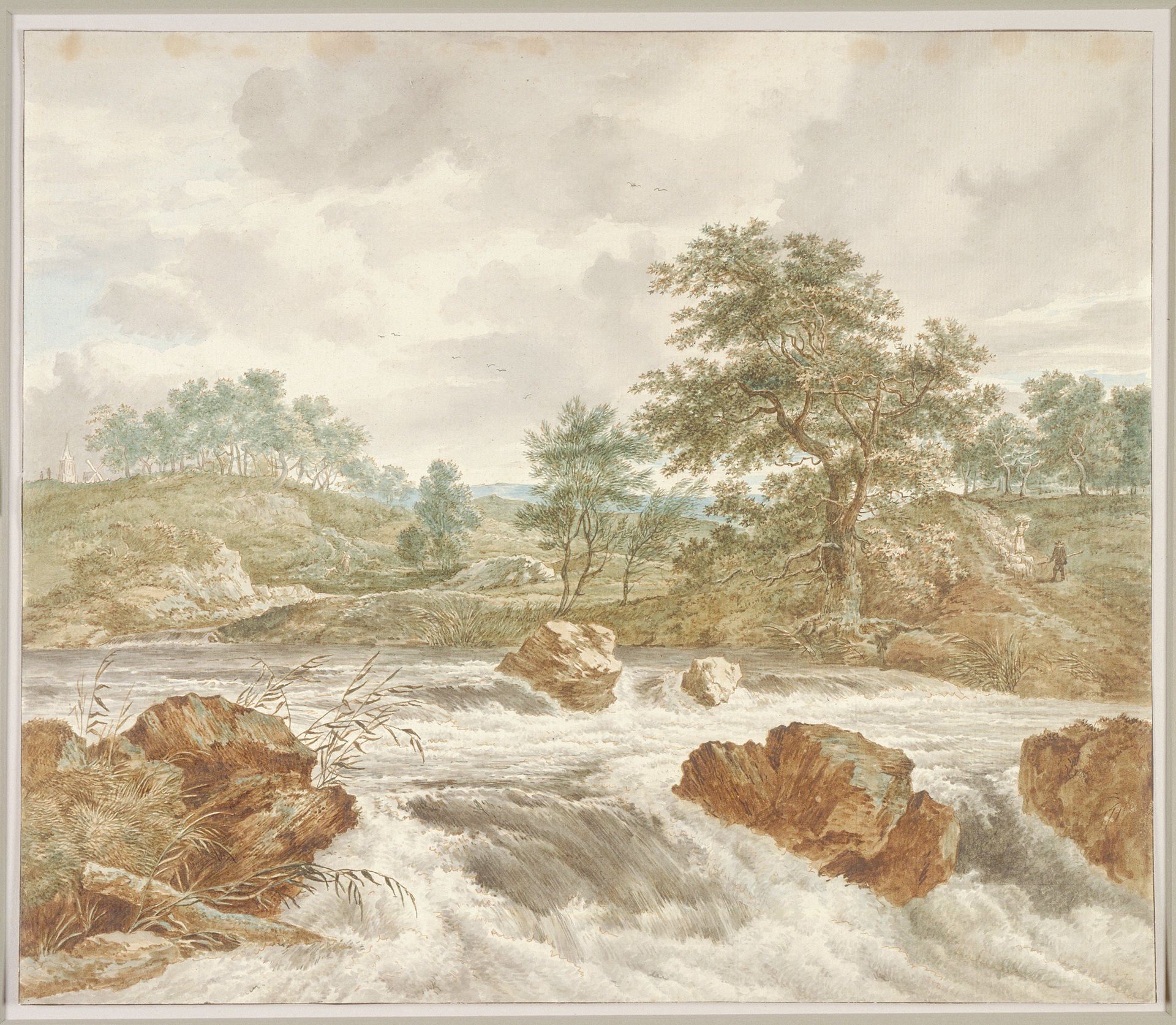 A River Landscape by Gerard van Nijmegen