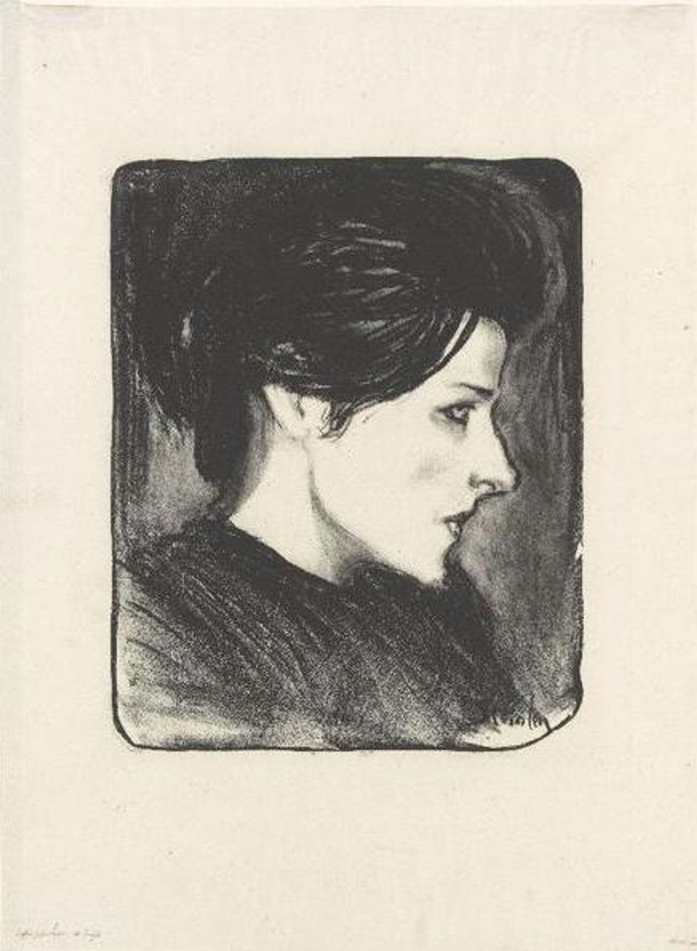 Type Populaire Du Profil by Théophile Alexandre Steinlen