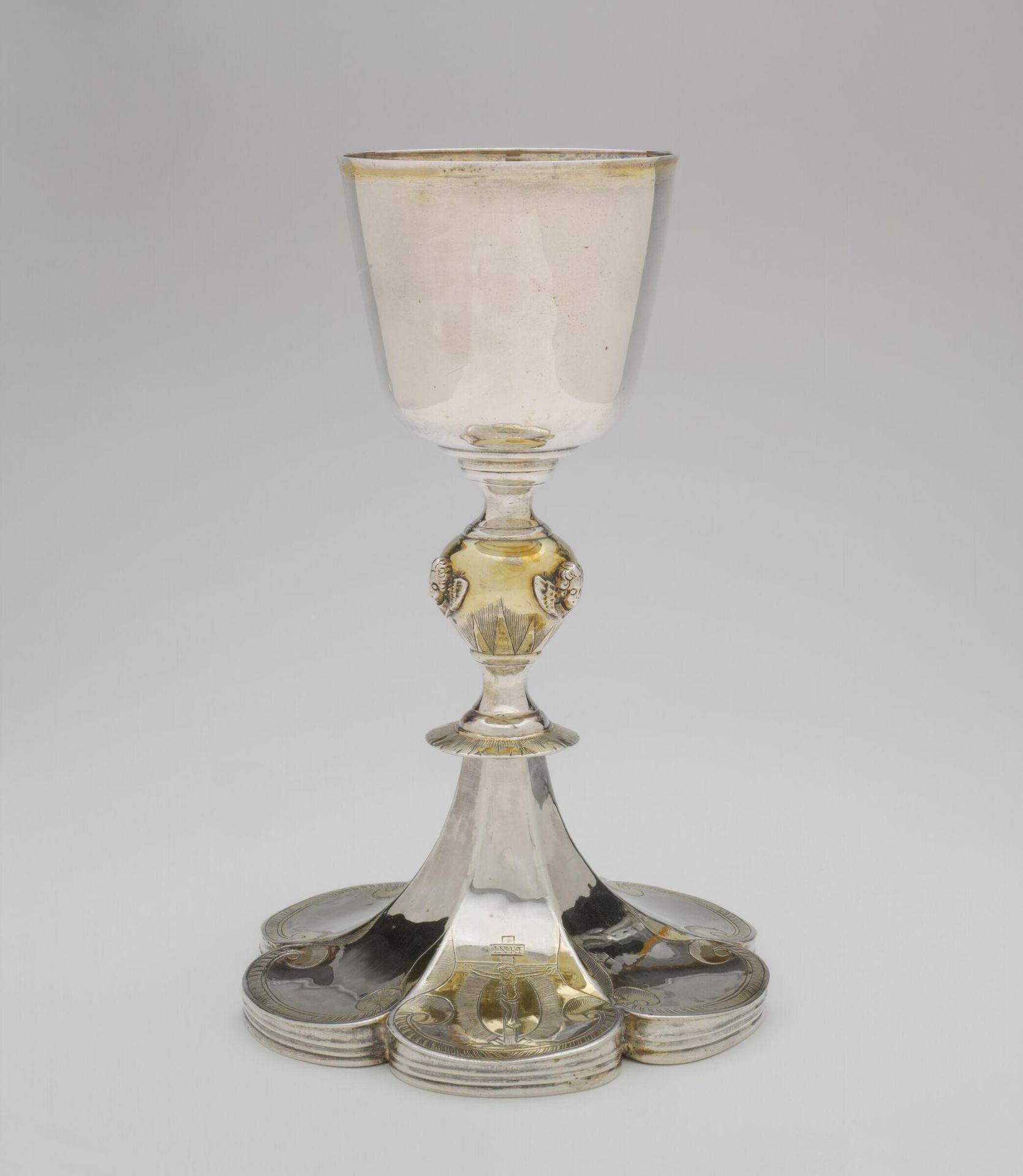 Recusant Chalice by Maker's mark RB, pellet below, in shield-shaped punch