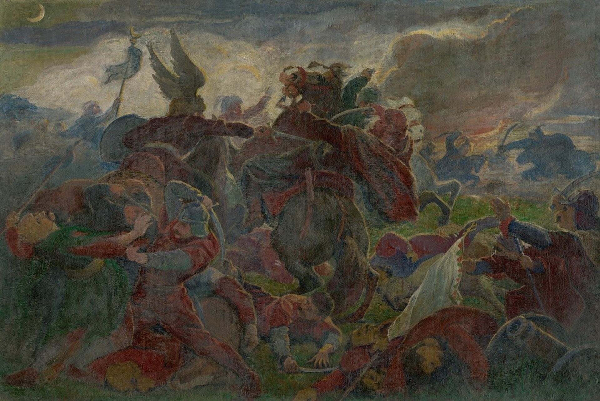Tomory’s Death at the Battle of Mohács by Jozef Hanula