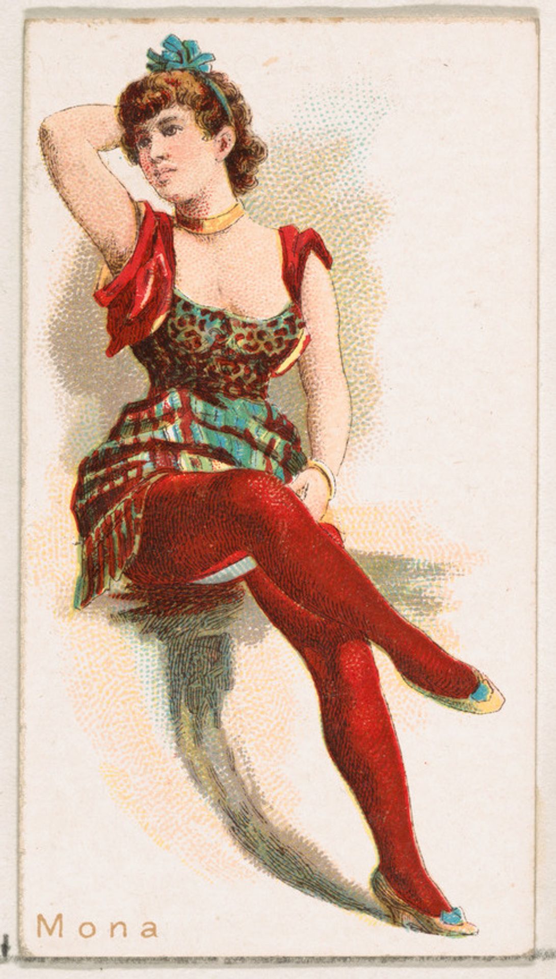 Mona, from the Ballet Queens series (N182) issued by Wm. S. Kimball & Co. by William S. Kimball & Company