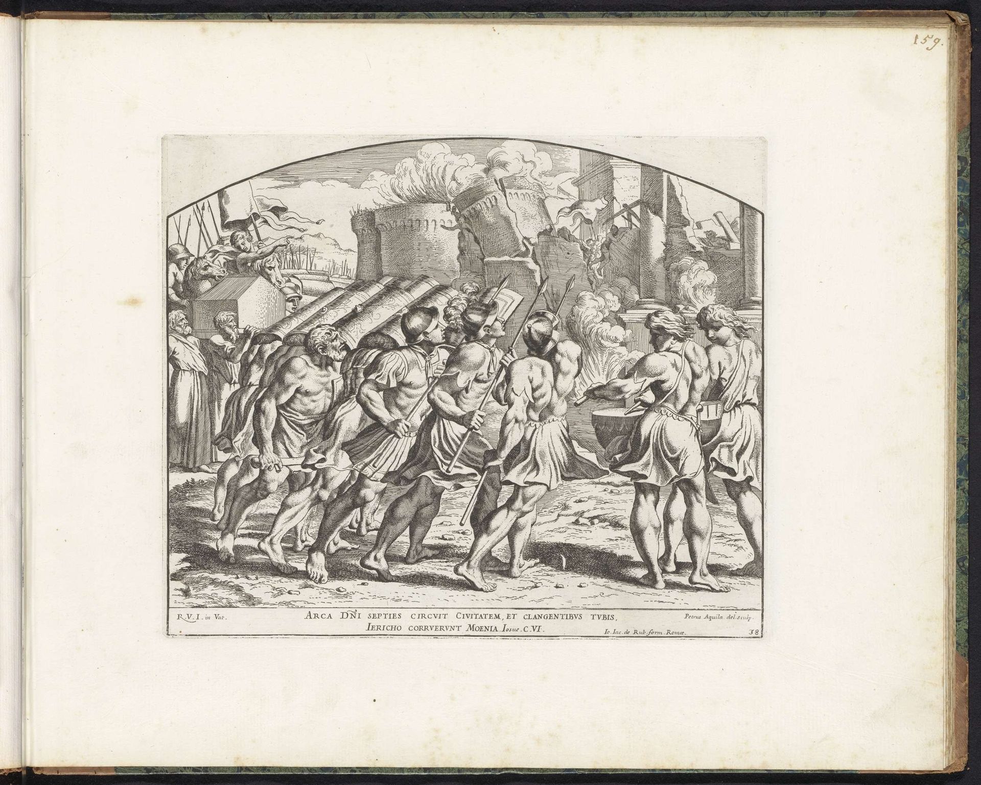 Val van Jericho by Pietro Aquila
