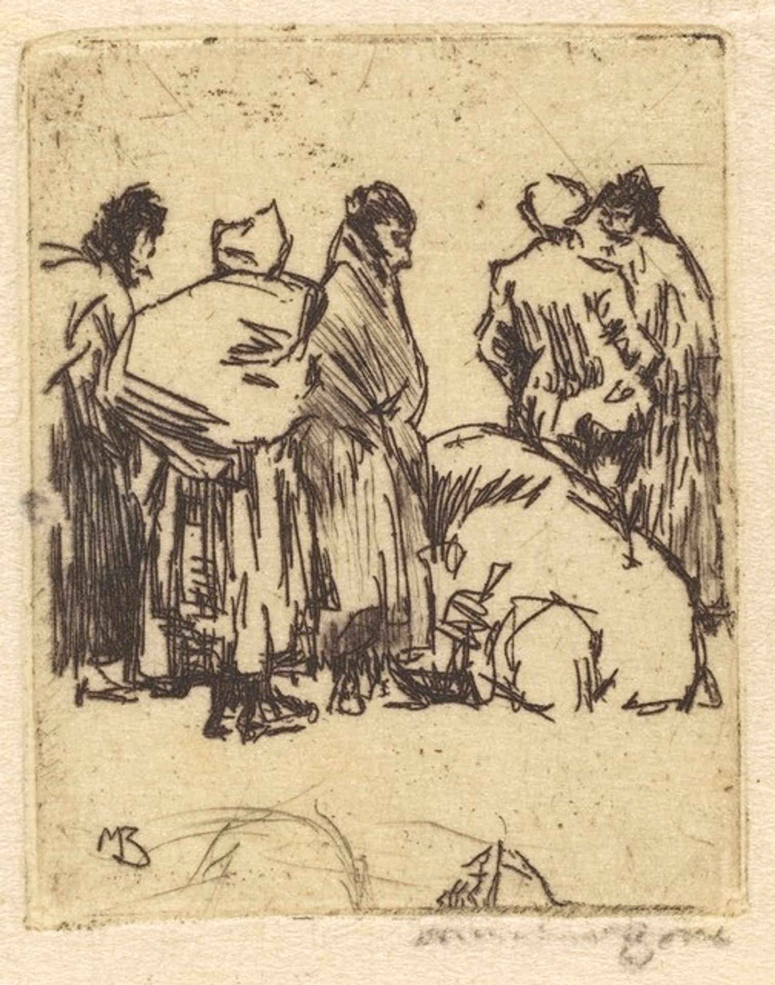 Seven Small Figures by Muirhead Bone
