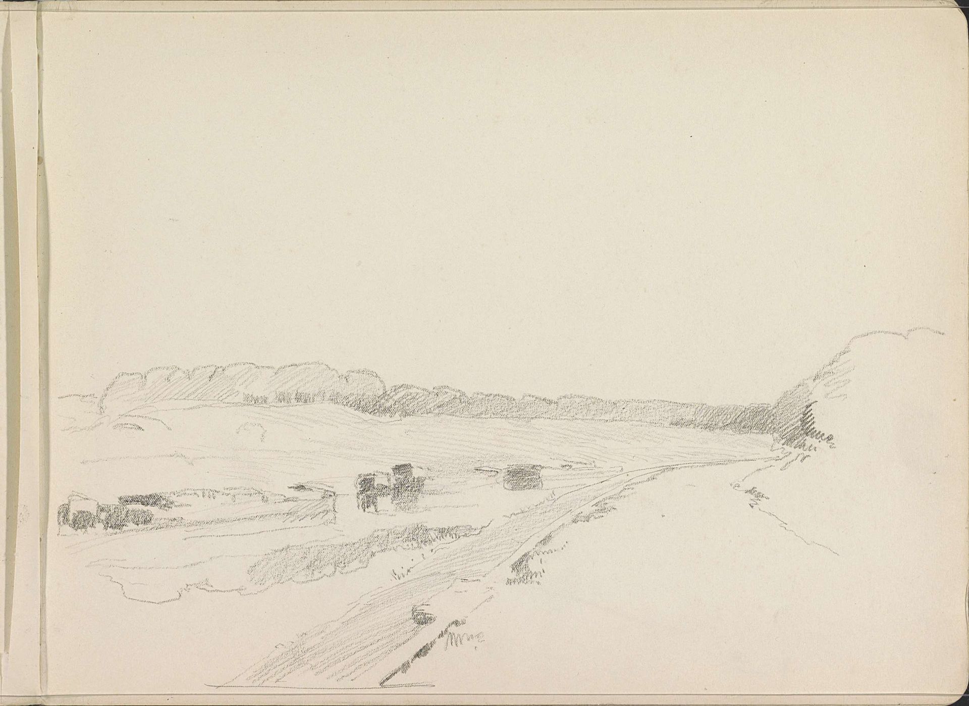 Landschap by Cornelis Vreedenburgh