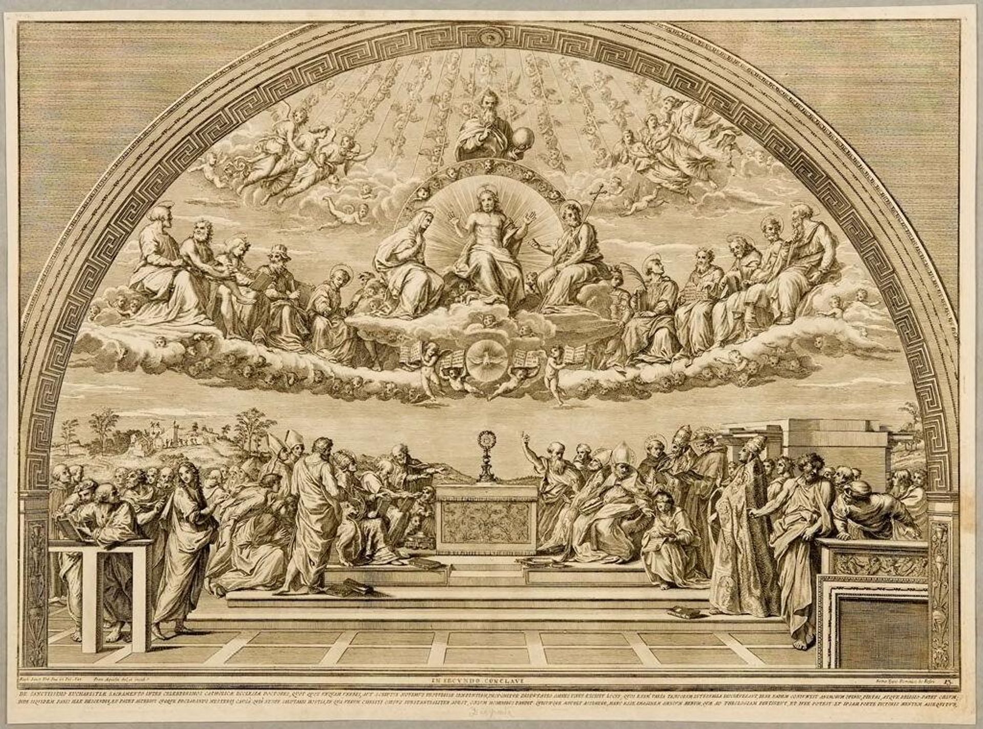 Dispute of the Sacrament by Francesco Faraone Aquila