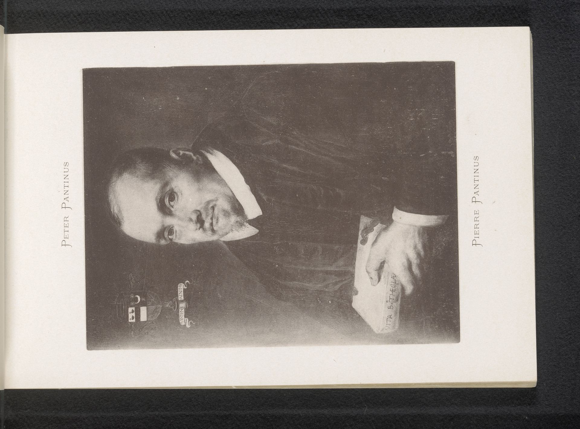 Reproductie van een geschilderd portret van Peter Pantinus by Anonymous