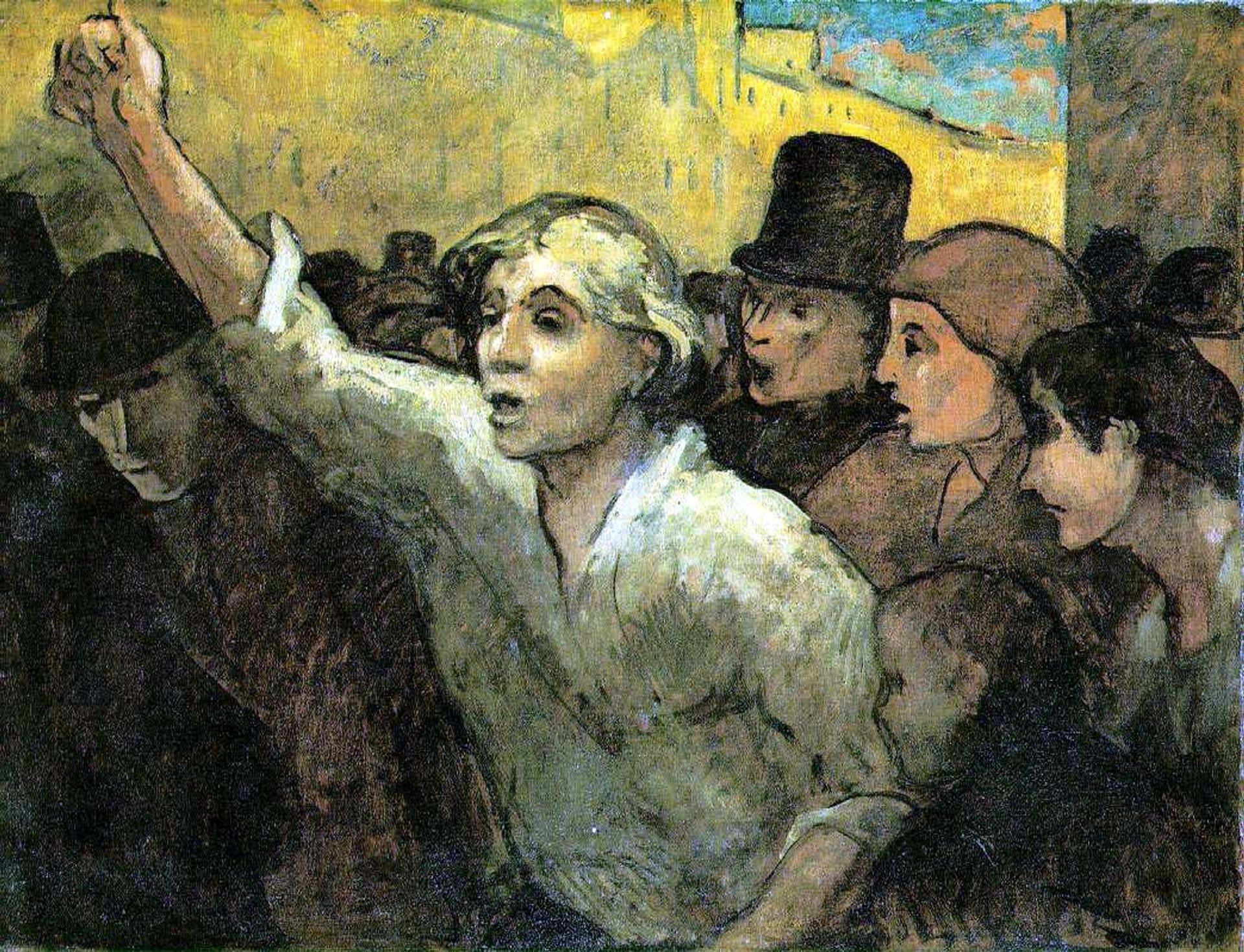 The Insurrection by Honoré Daumier