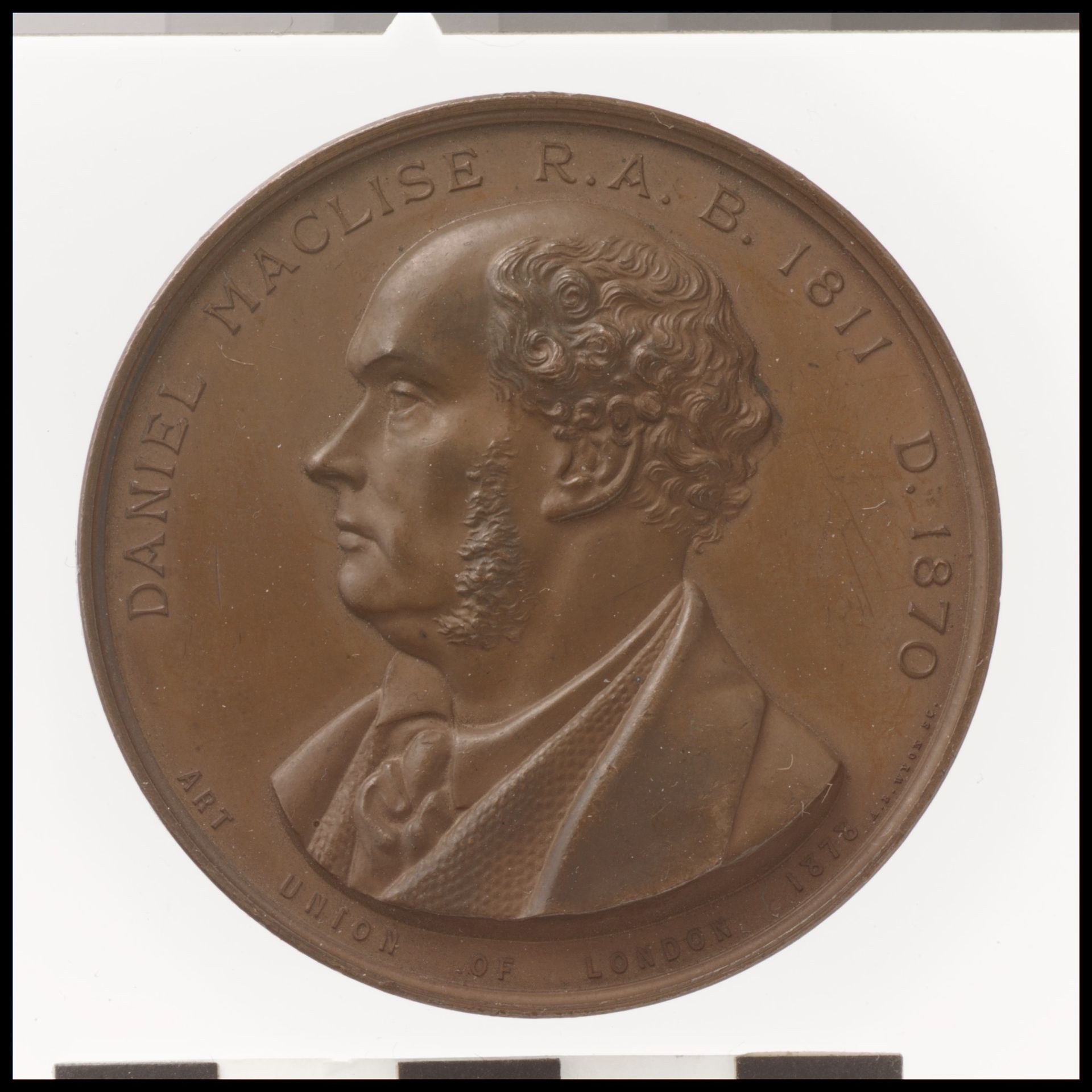 Daniel Maclise by Alfred Benjamin Wyon