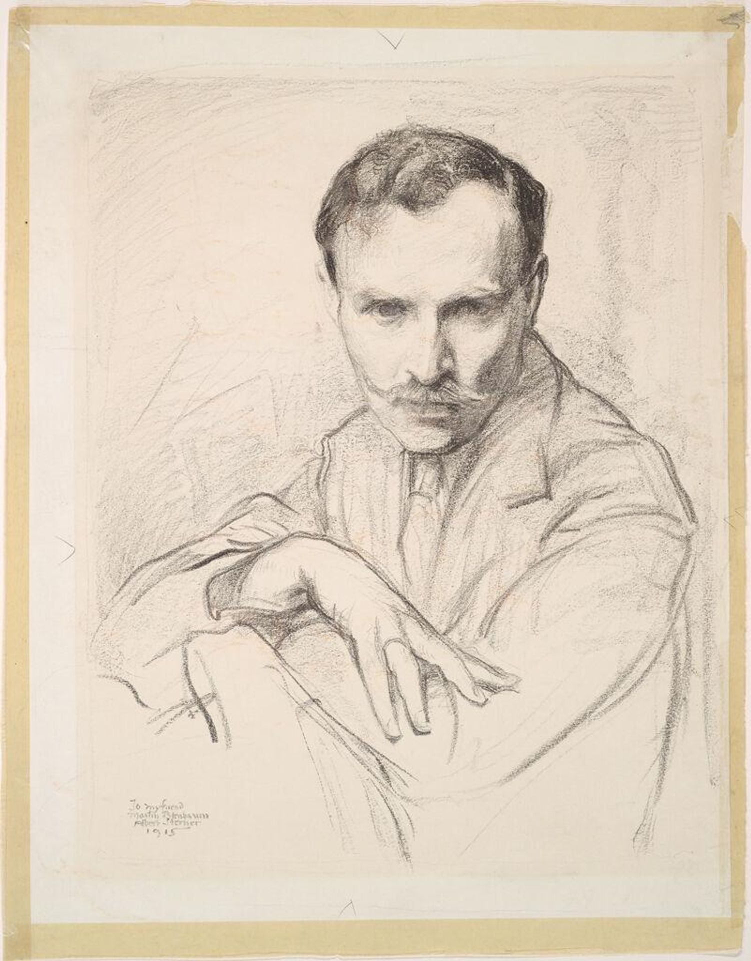 Martin Birnbaum (1878-1970) by Albert Edward Sterner