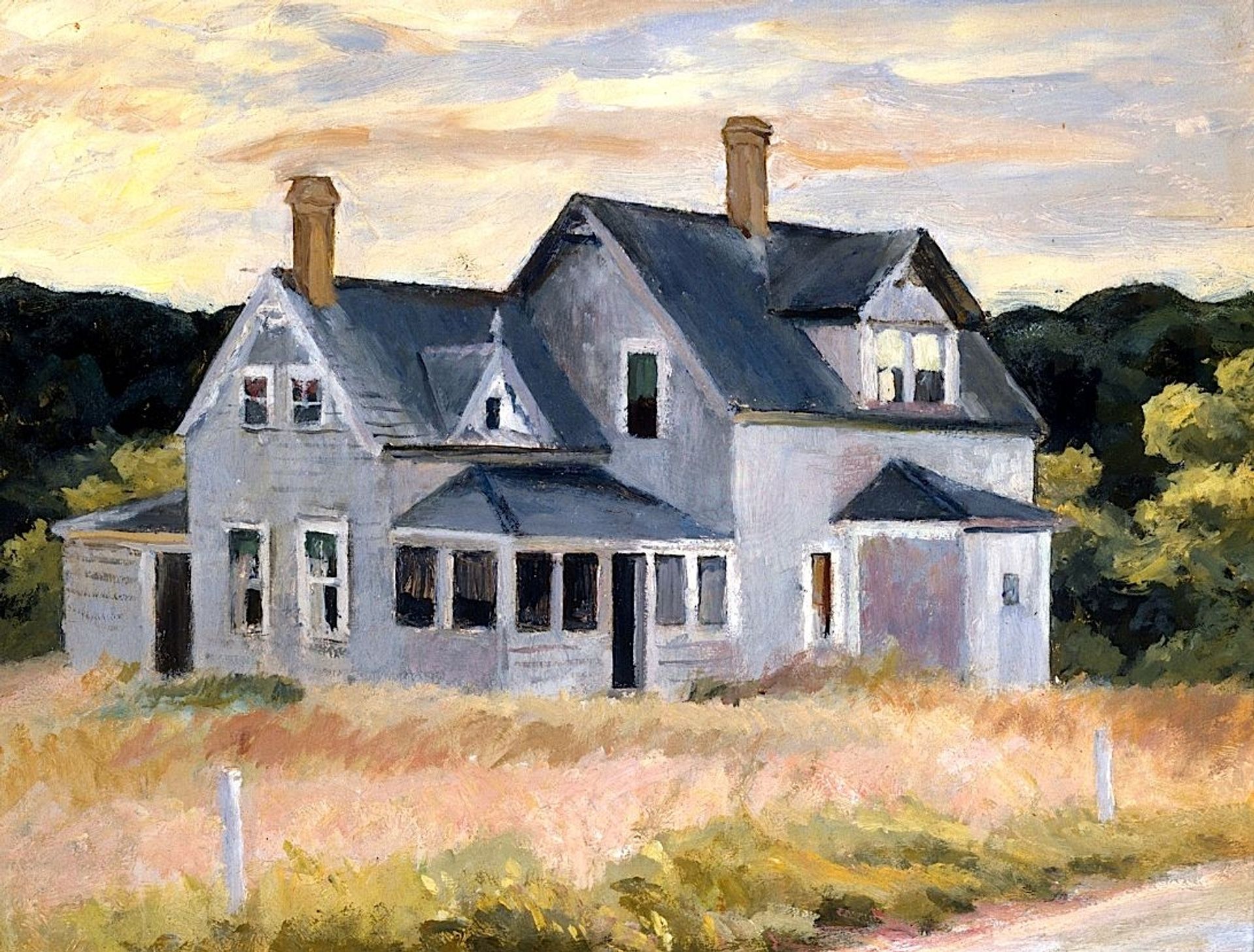 House by a Road by Edward Hopper