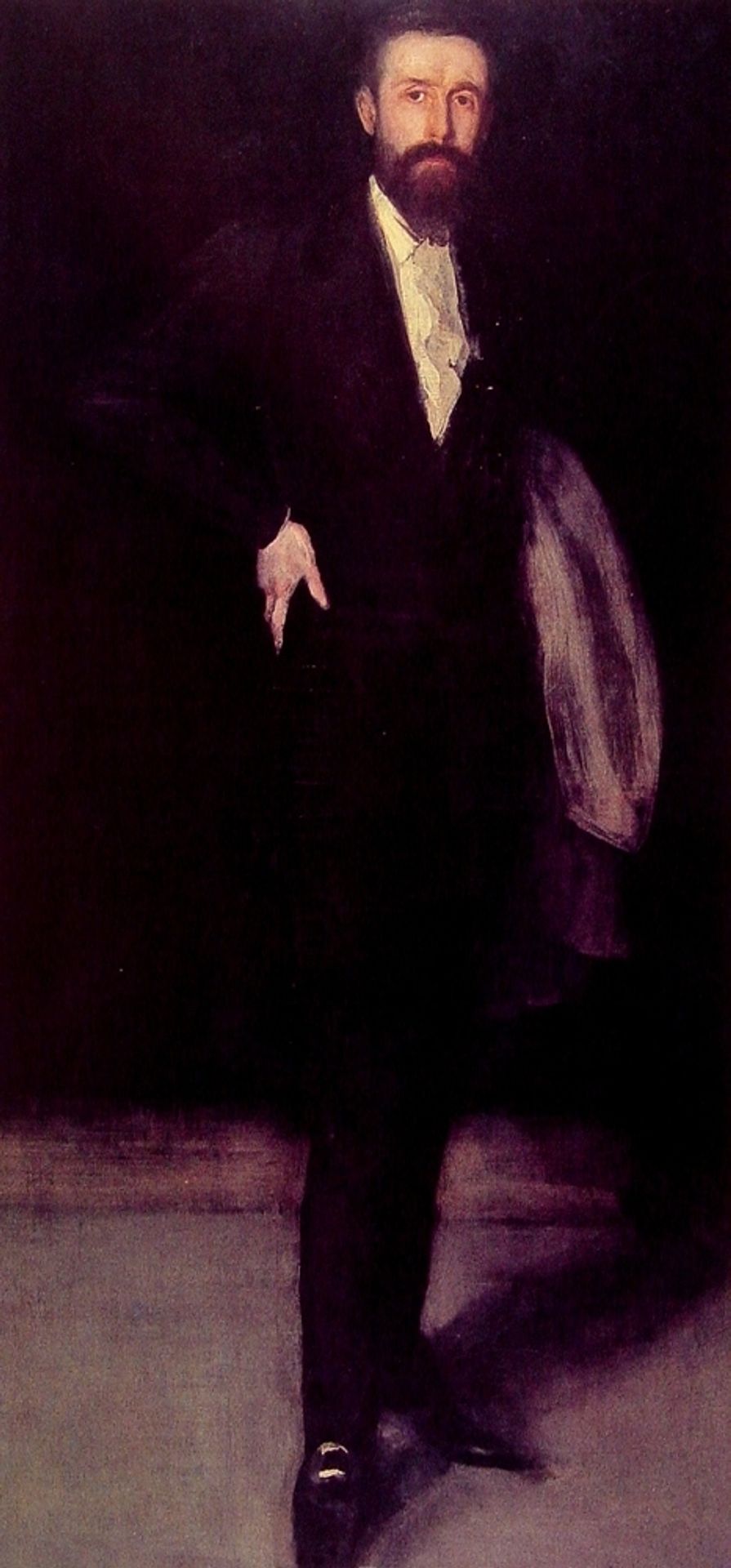 Arrangement in Black: Portrait of F.R. Leyland by James Abbott McNeill Whistler