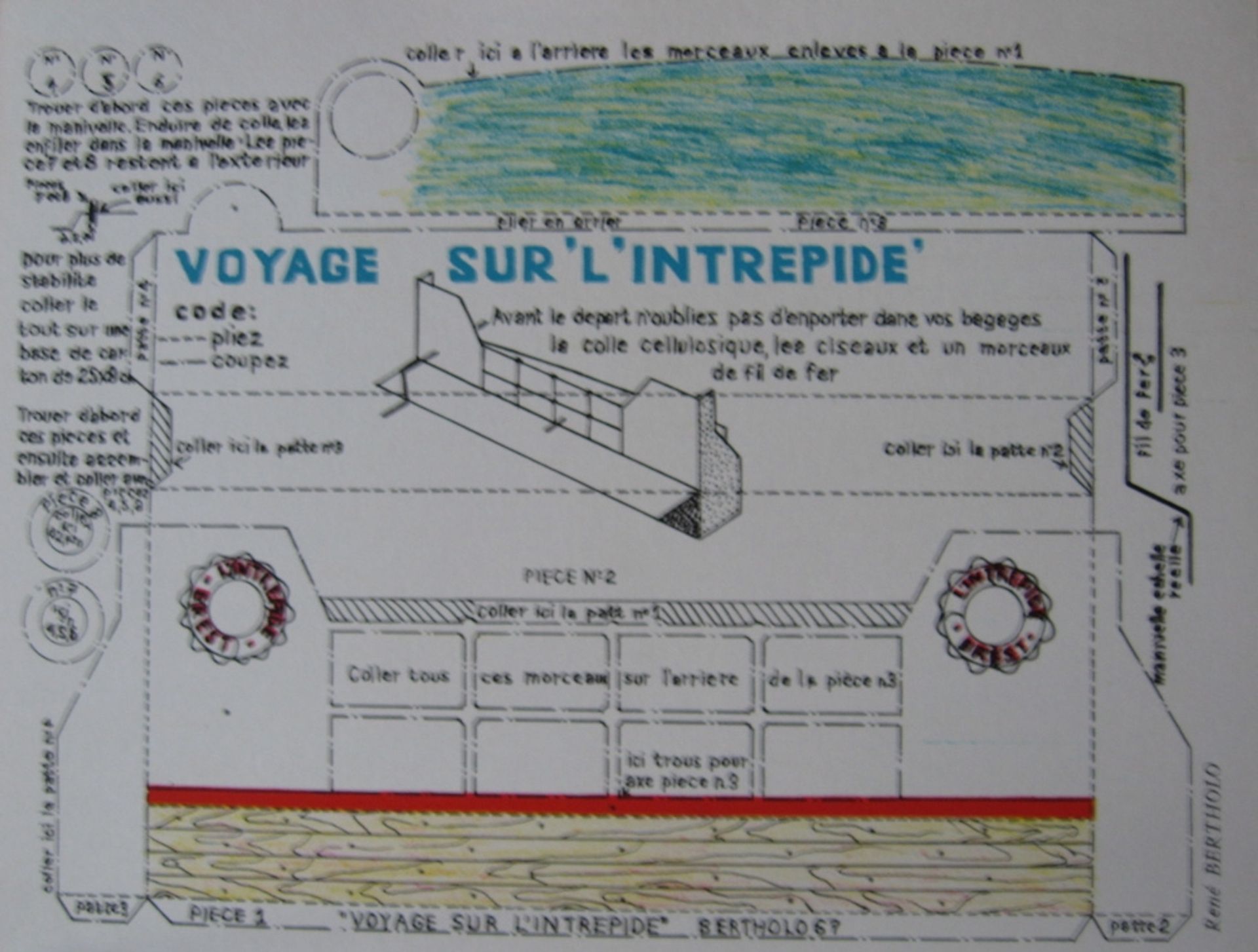 Voyage sur l'Intrépide by Rene Bertholo
