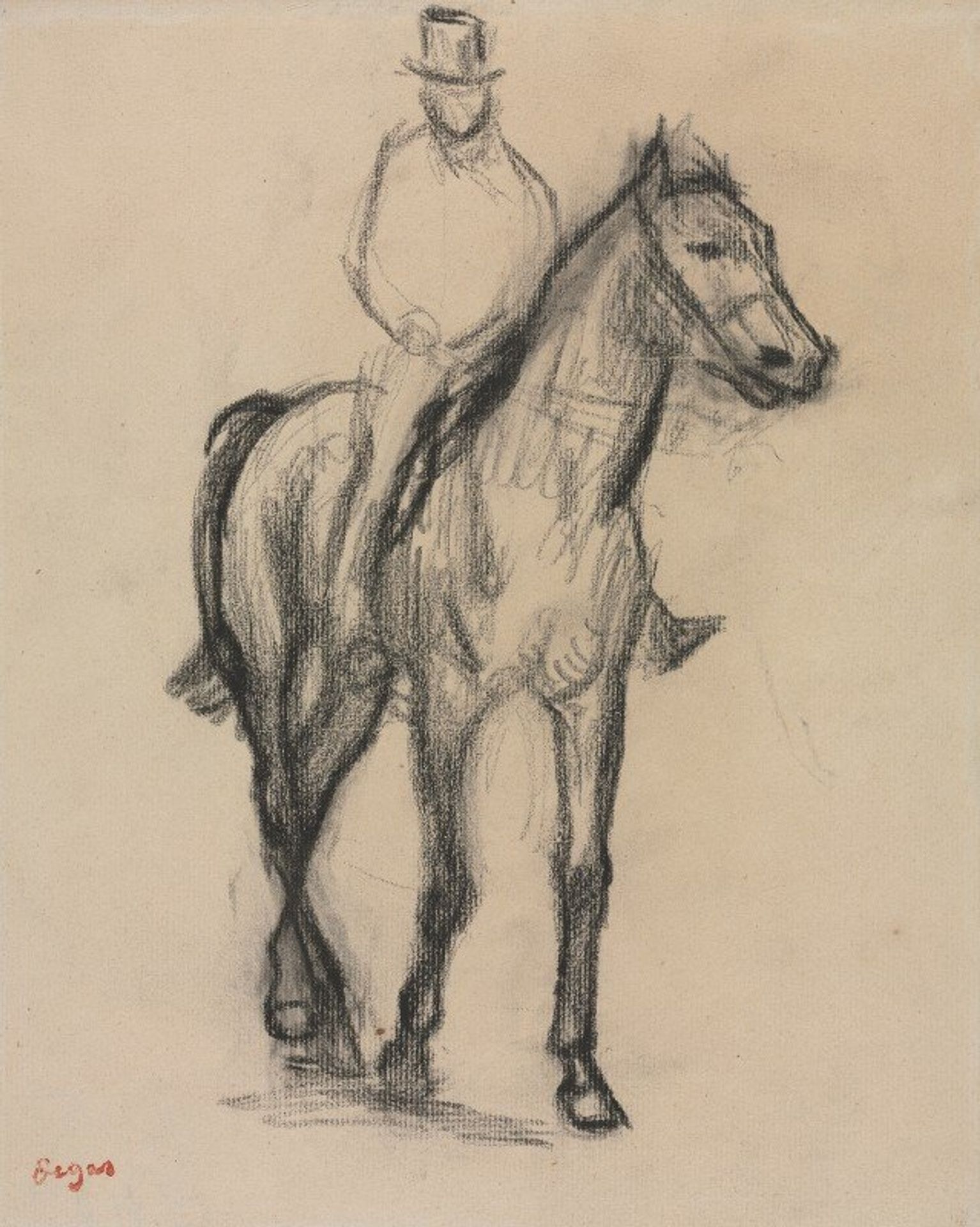 Horse and Rider by Edgar Degas