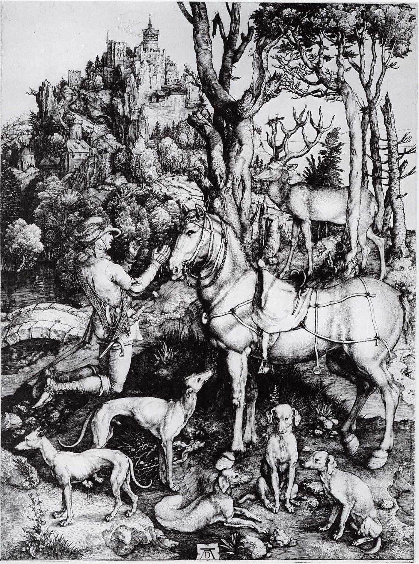 Saint Eustace by Albrecht Durer