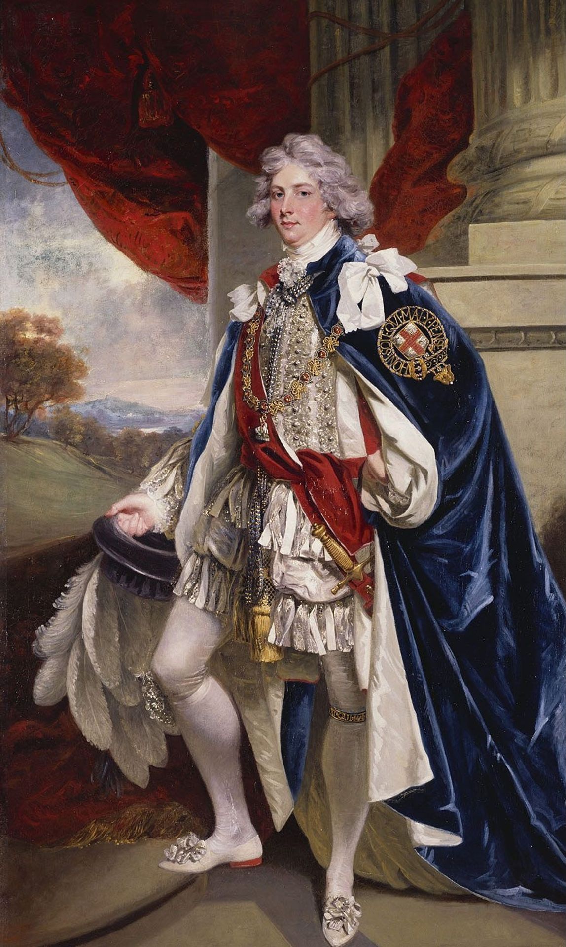 Portrait of George IV, when Prince of Wales by John Hoppner