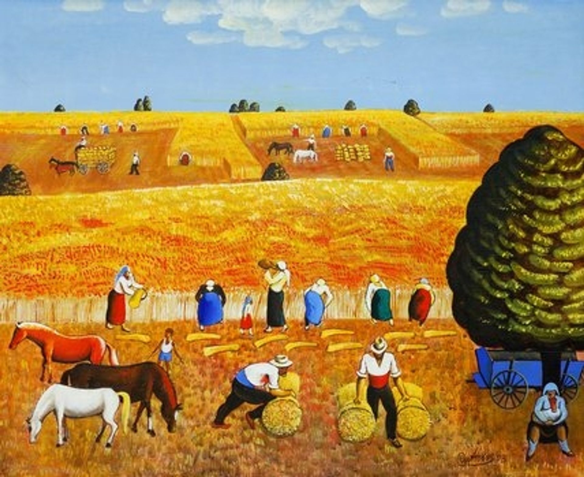 Golden Harvest by Radi Nedelchev