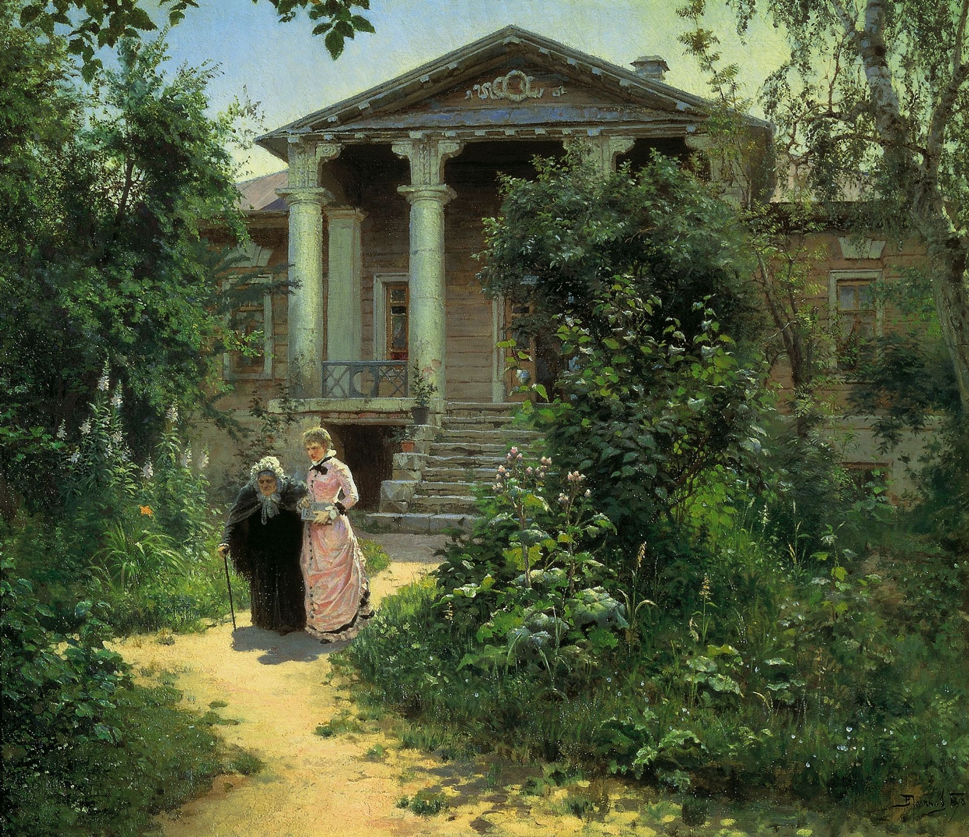 Granny's Orchard by Vasily Polenov