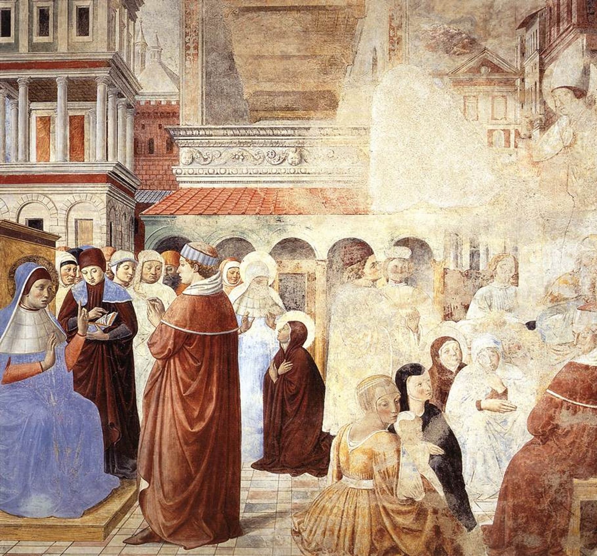Scenes with St. Ambrose by Benozzo Gozzoli