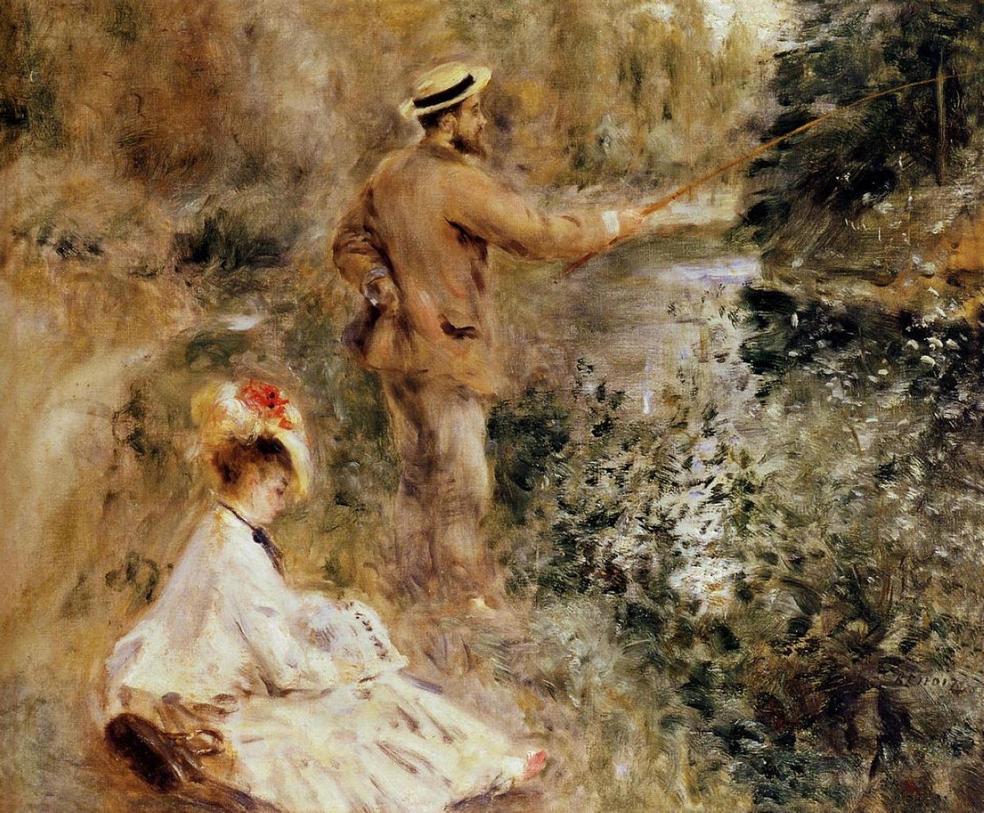 The Fisherman by Pierre-Auguste Renoir