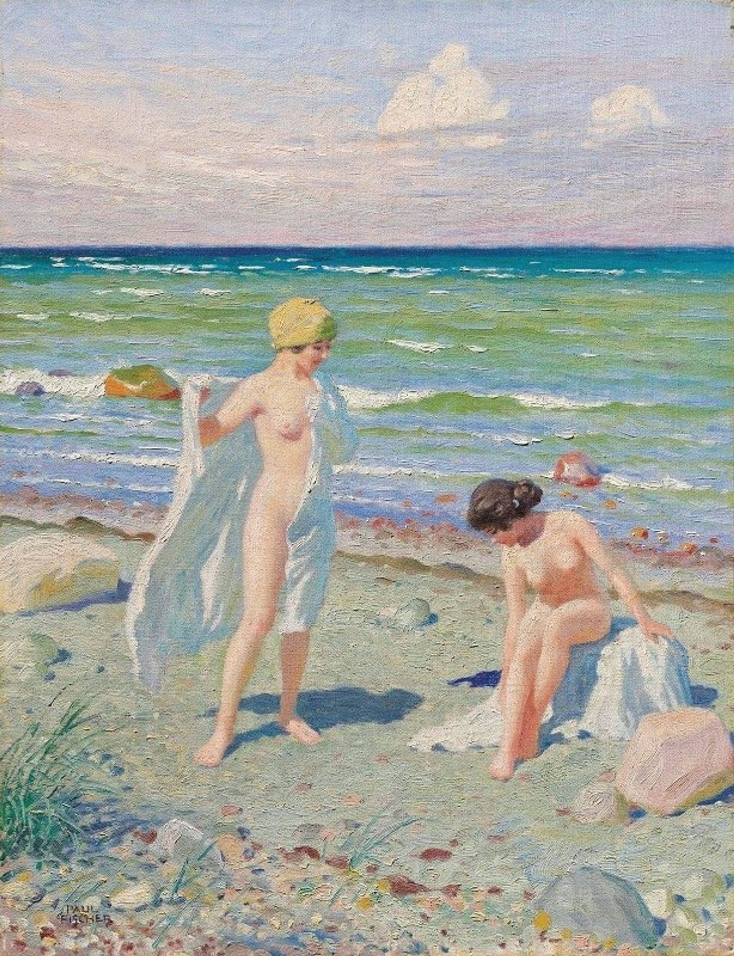 After the swim by Paul Fischer