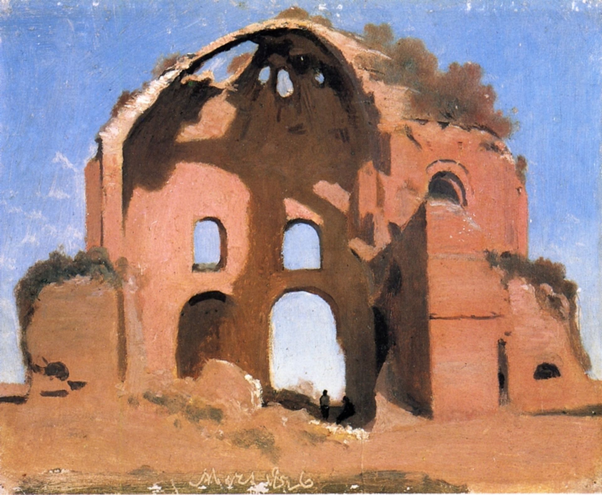 View of Pincio, Italy by Camille Corot