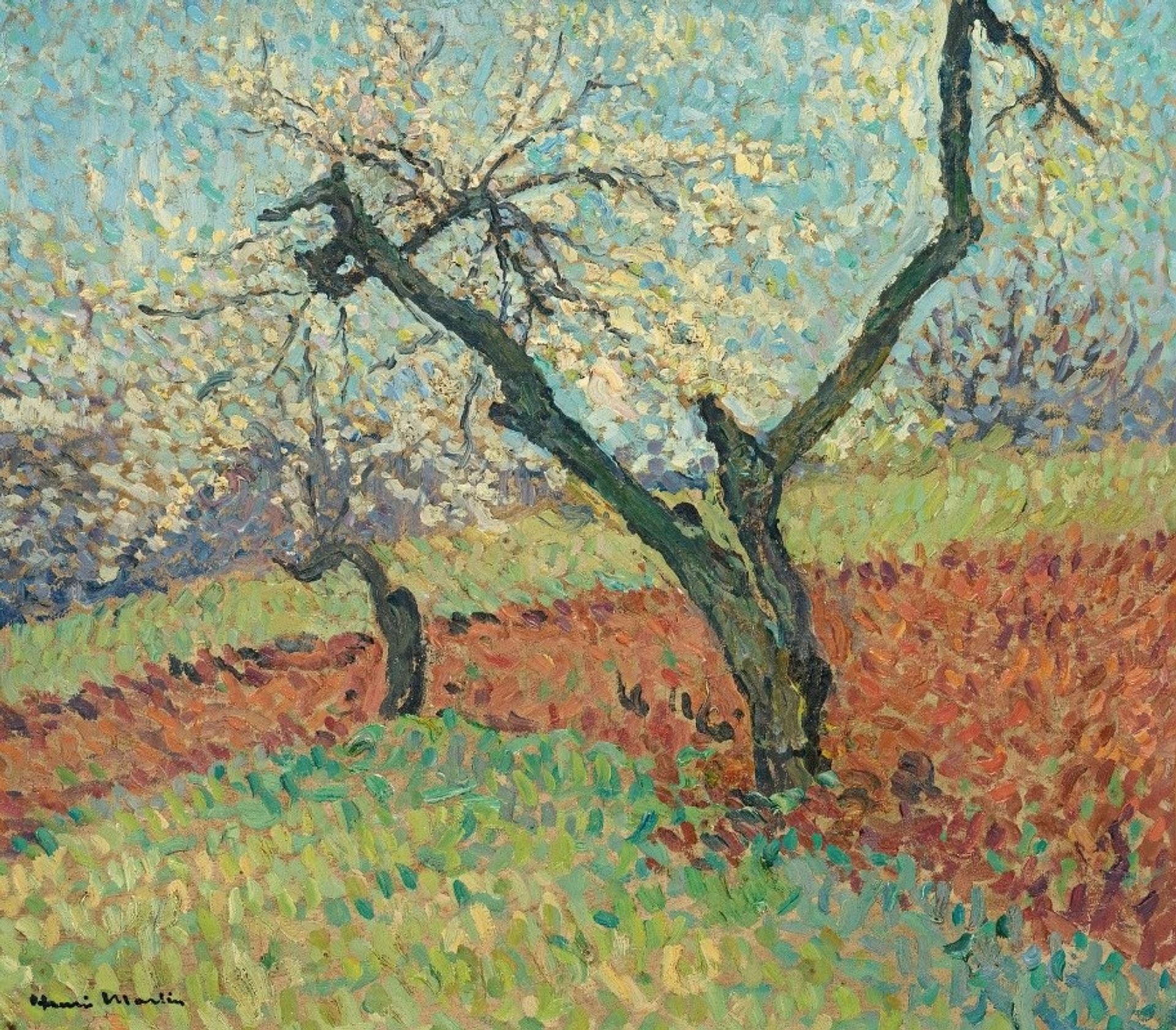 Les Vieux Prunier by Henri Martin
