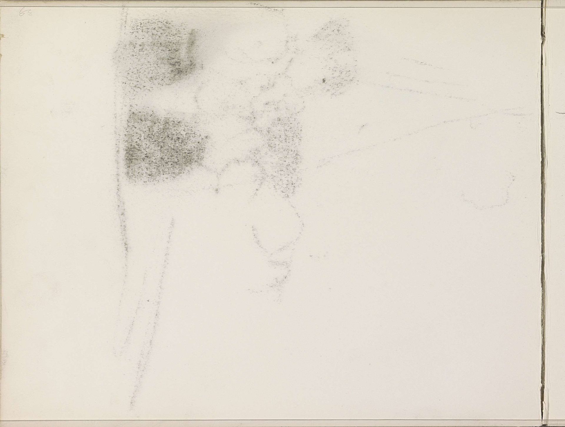 Abklatsch van de krijttekening op blad 15 recto by Isaac Israels