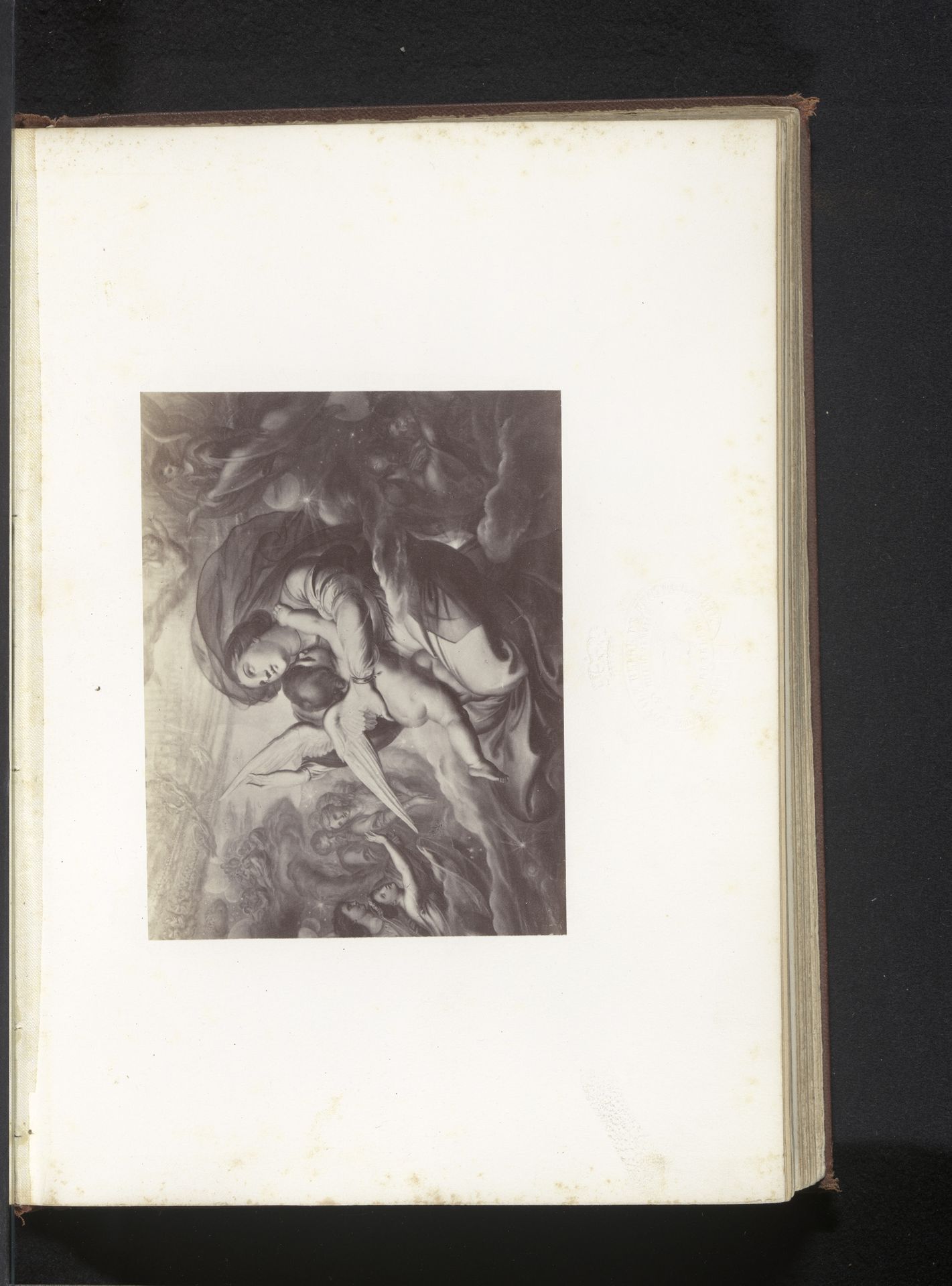 Fotoreproductie van We bevinden ons in de hemel door Antoine Wiertz by Edmond Fierlants