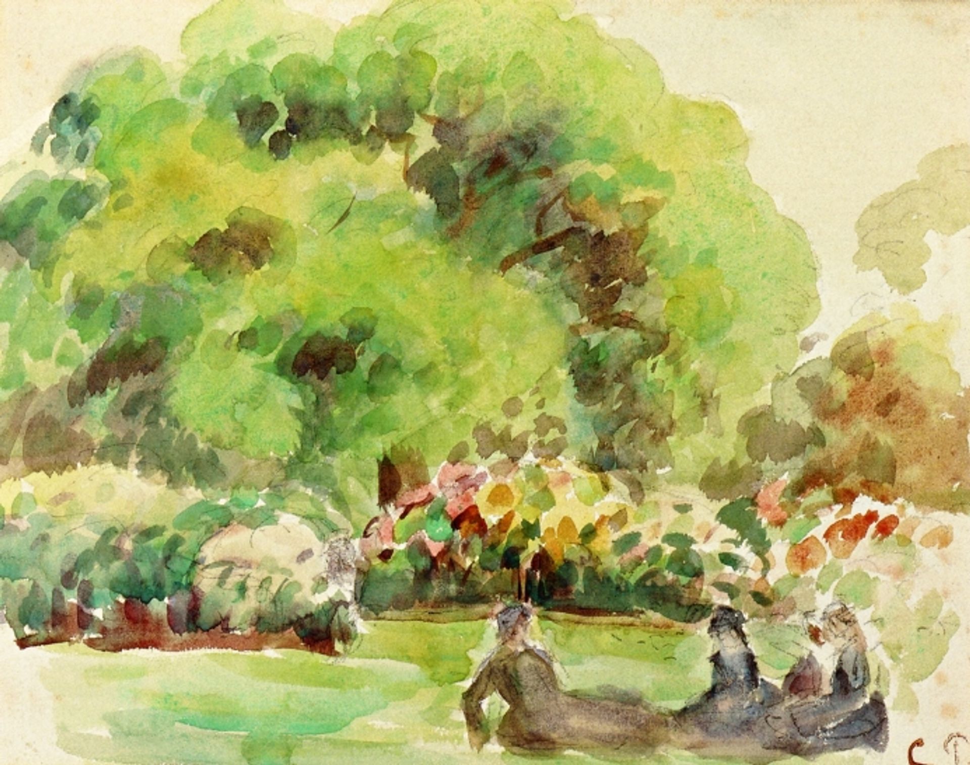 Cagnes Landscape by Camille Pissarro