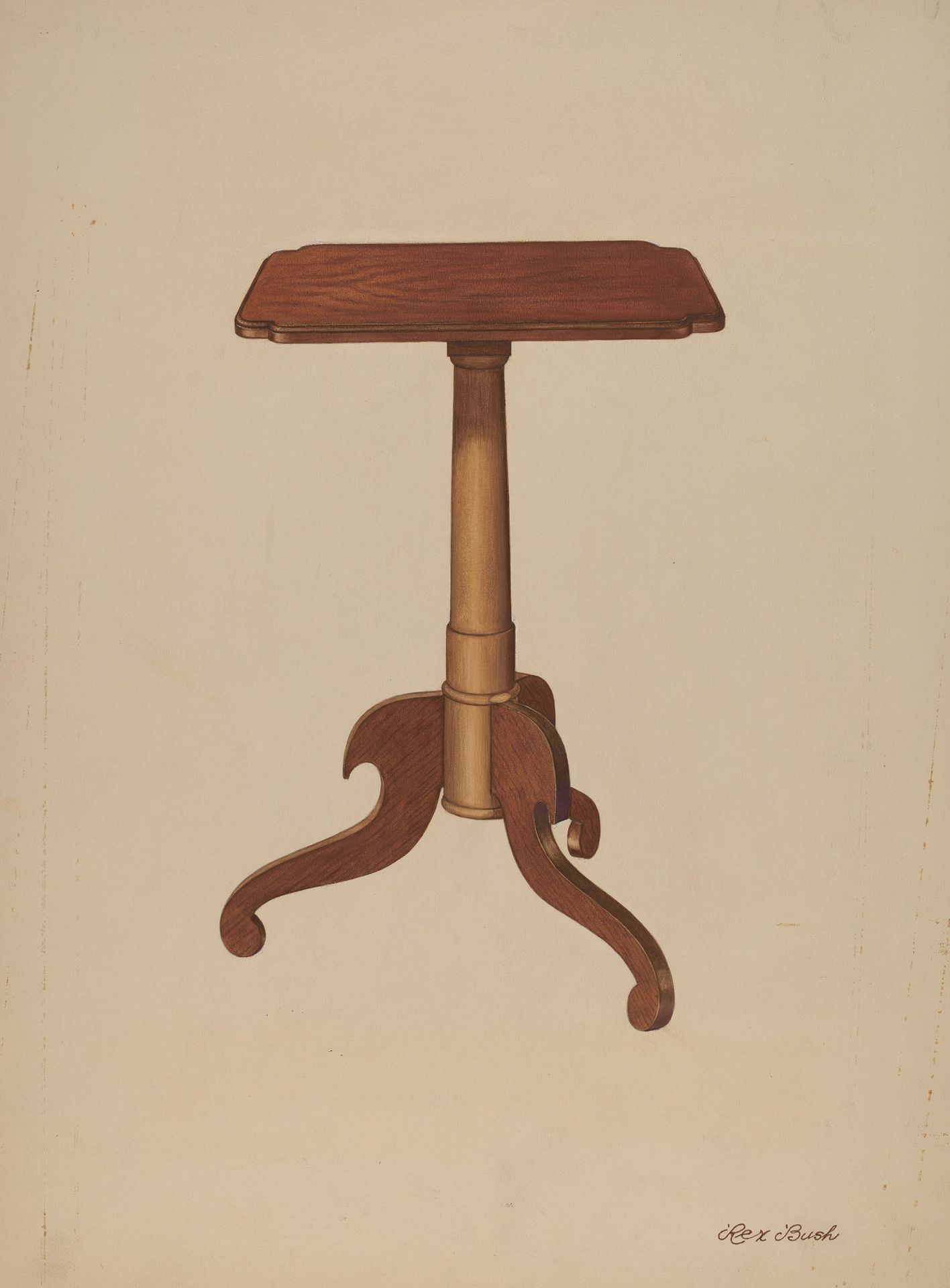 Candle Stand by Rex F. Bush