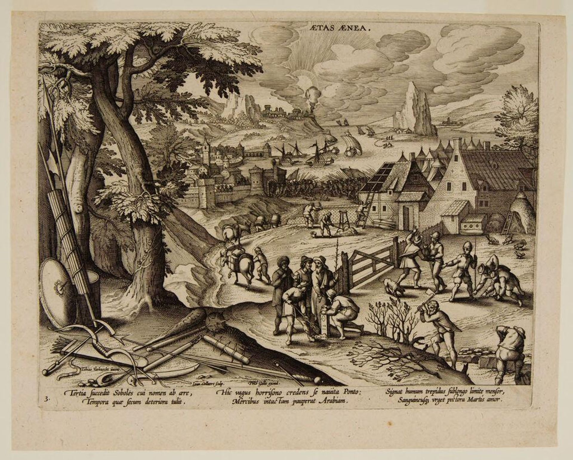 The Age of Bronze by Hans Collaert the Younger