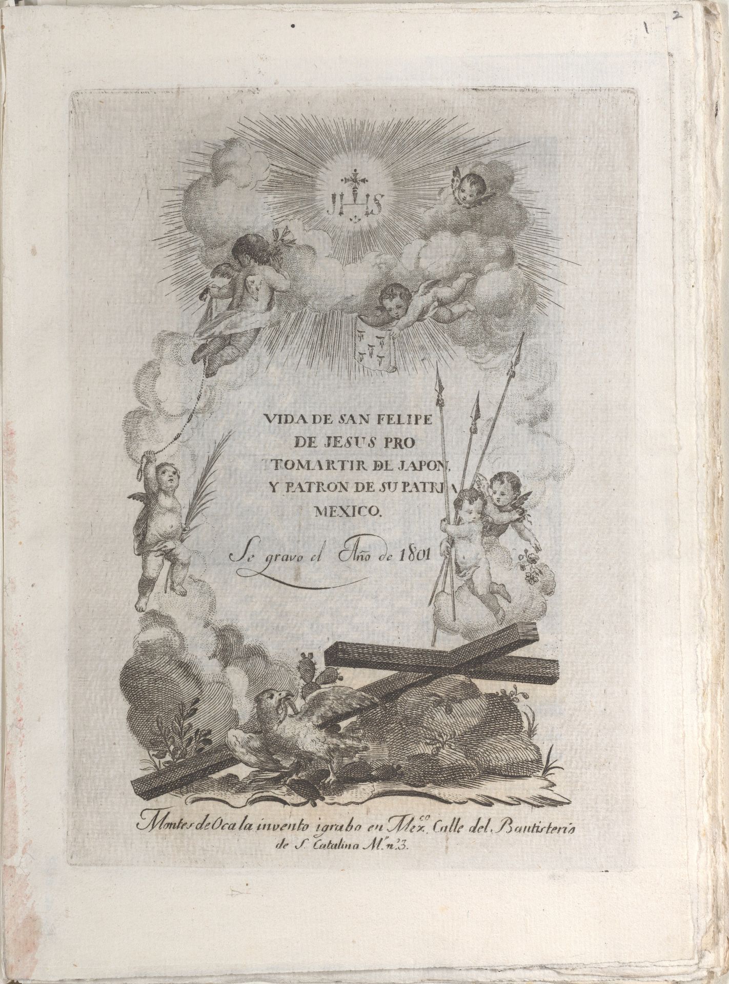 Vida de Felipe de Jesus protomartir de Japón y patrón de su patria México by José María Montes de Oca