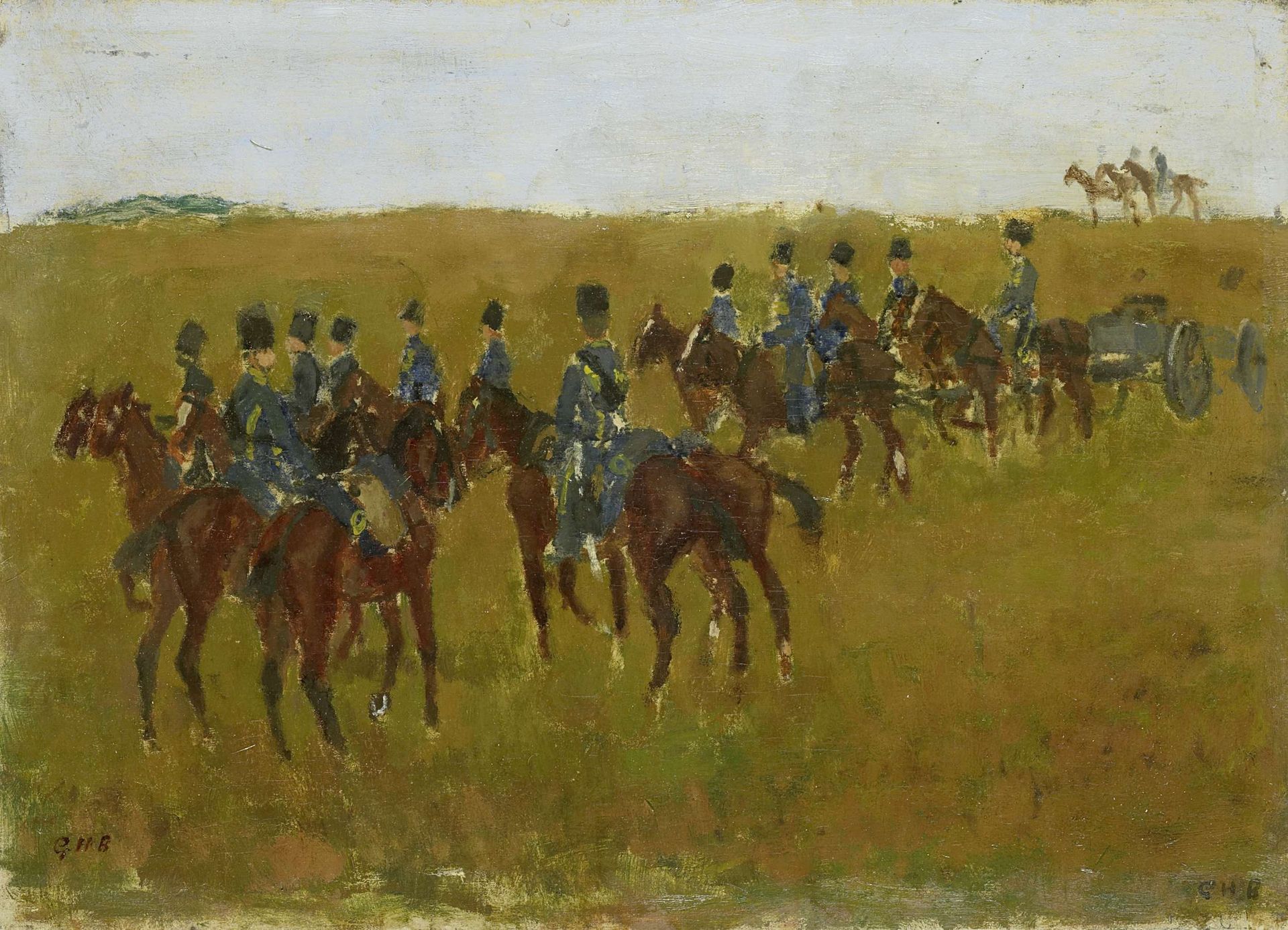 Artillery on Maneuver by George Hendrik Breitner