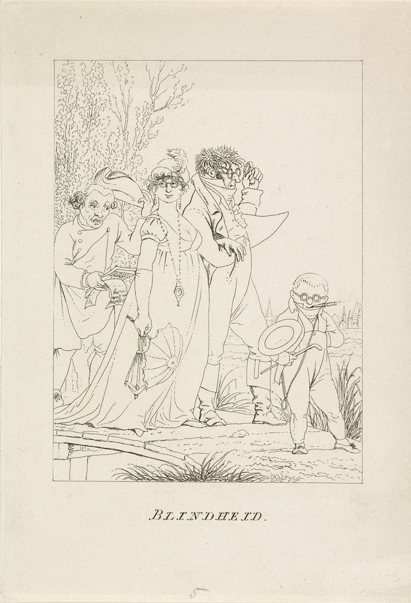 Brildragende familie by Jacob Ernst Marcus