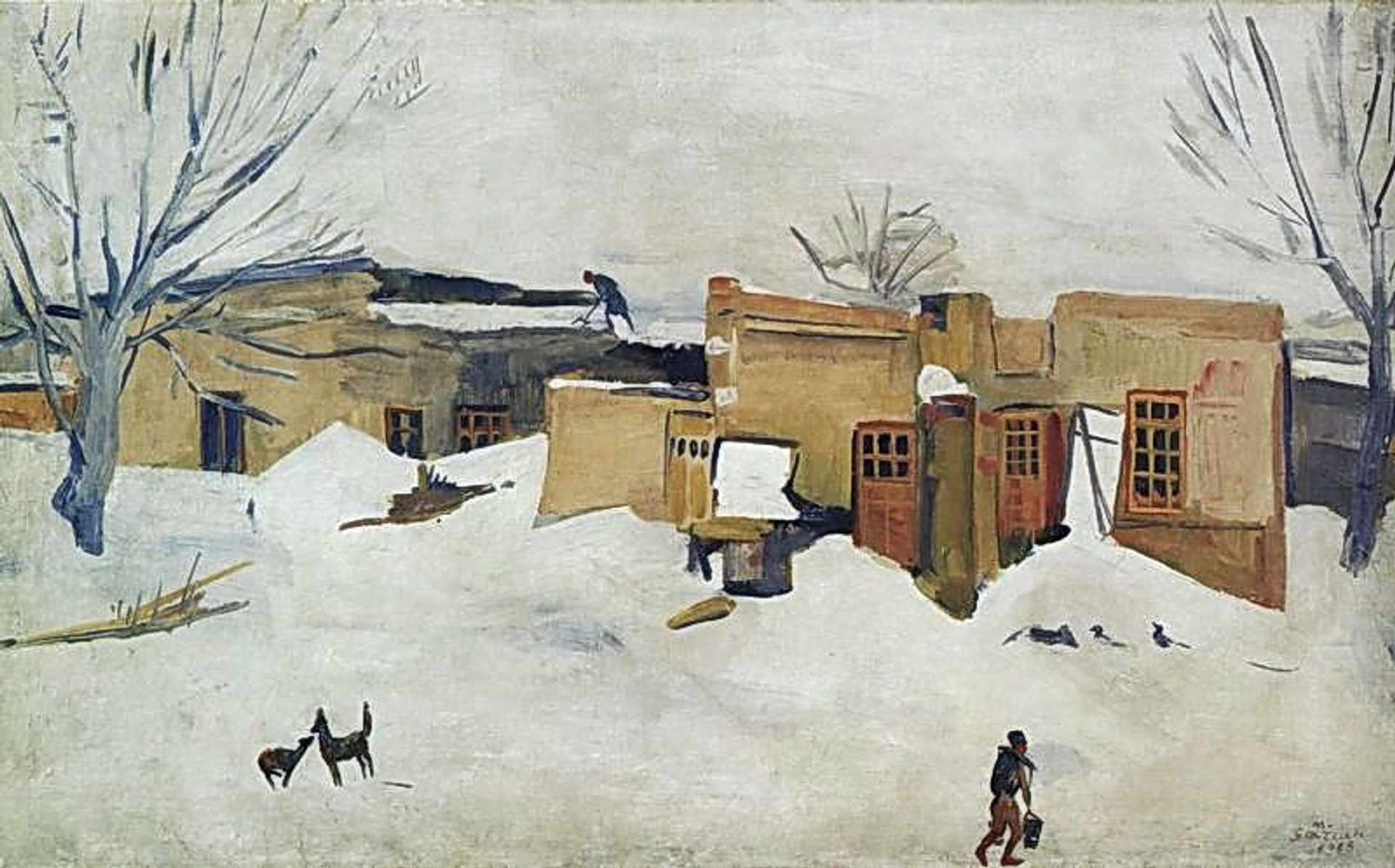 Winter in Yerevan by Martiros Sarian