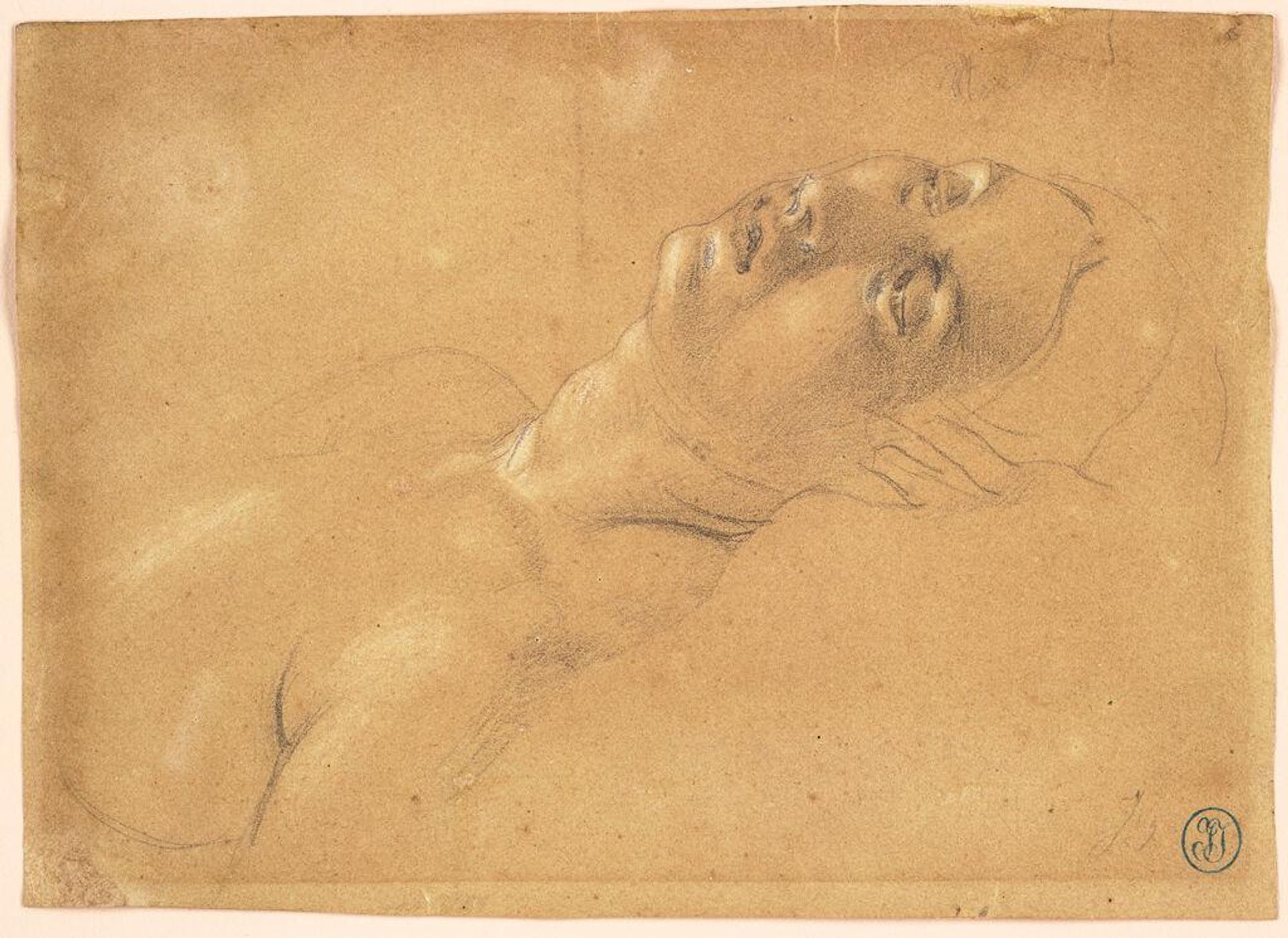 Study of the Head of Octavia in "Virgil Reading the Aeneid to Augustus" by Jean Auguste Dominique Ingres