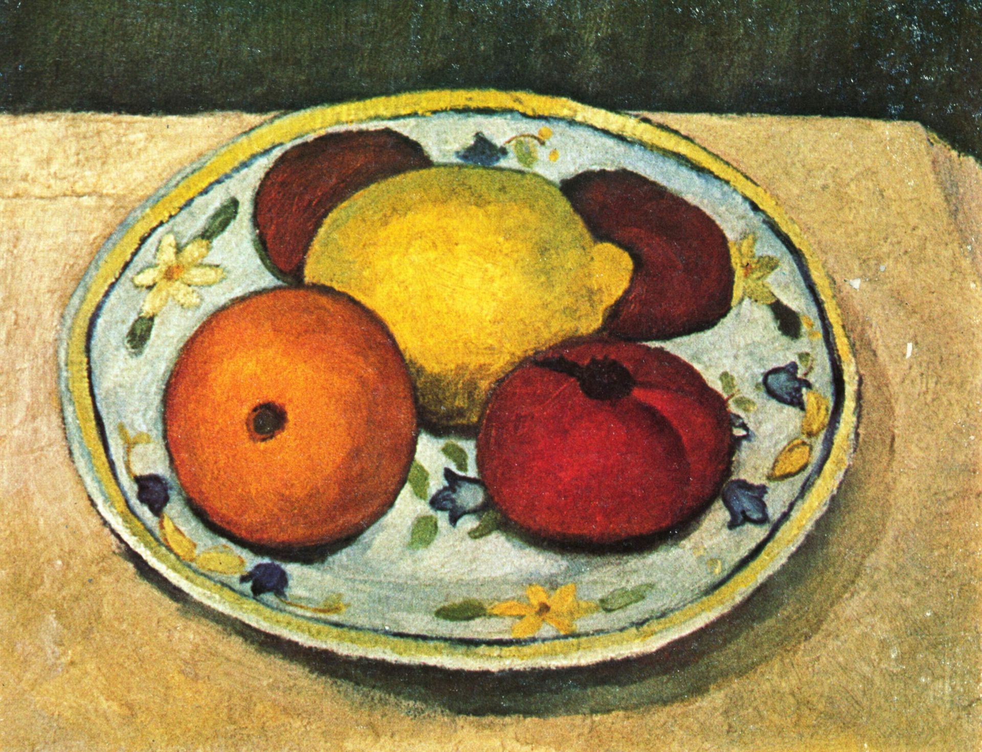 Still life with lemon, orange and tomato by Paula Modersohn-Becker
