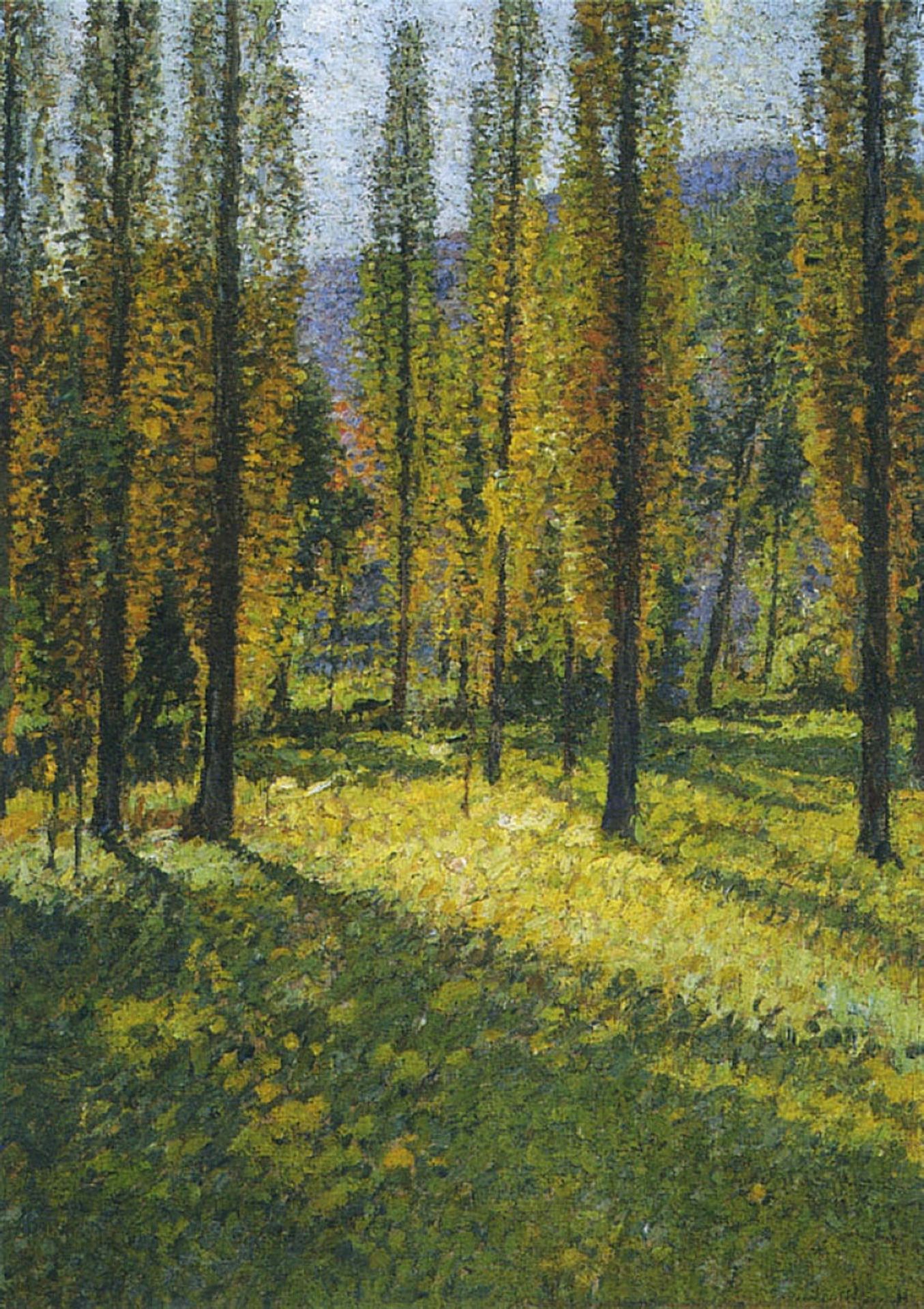 The Poplars by Henri Martin